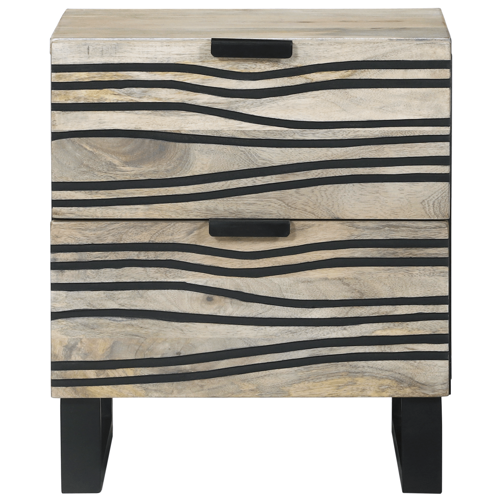 Noptiere cu sertar 2 pcs castan 40 x 33.5 x 46 cm — imaginea 4