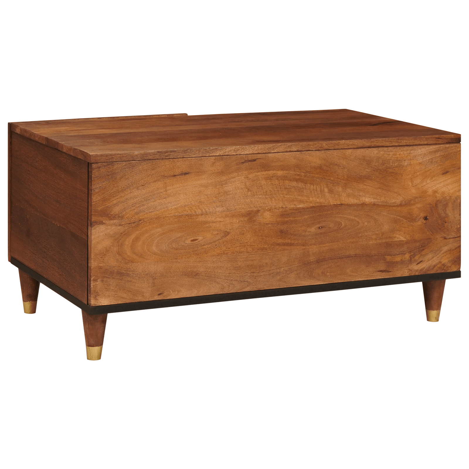 Masute de cafea cu raft Maro 80 x 50 x 40 cm — imaginea 6