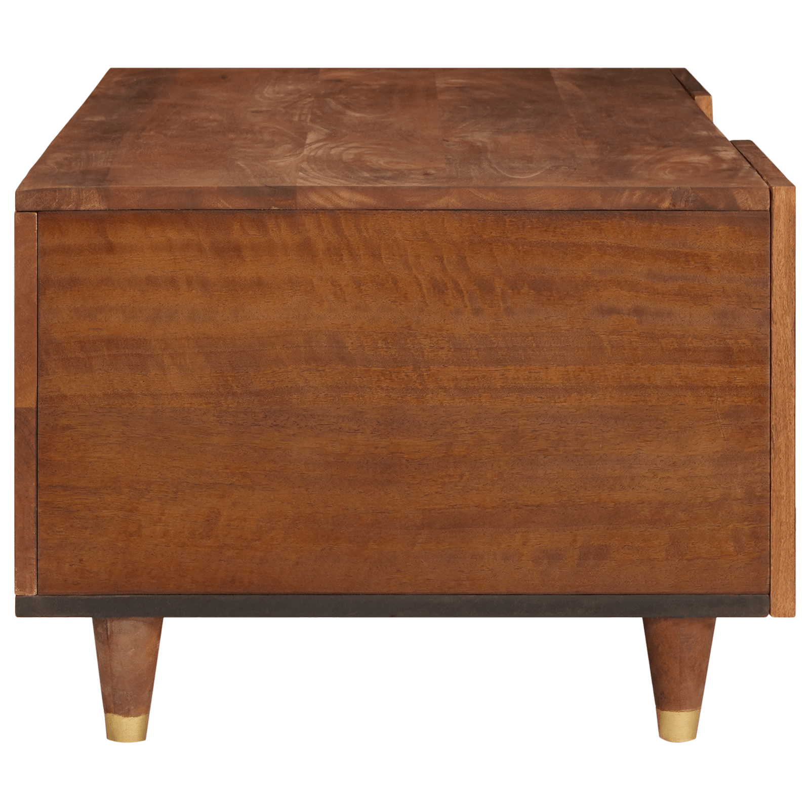 Masute de cafea cu raft cu depozitare cu usa Maro 100 x 54 x 40 cm — imaginea 4
