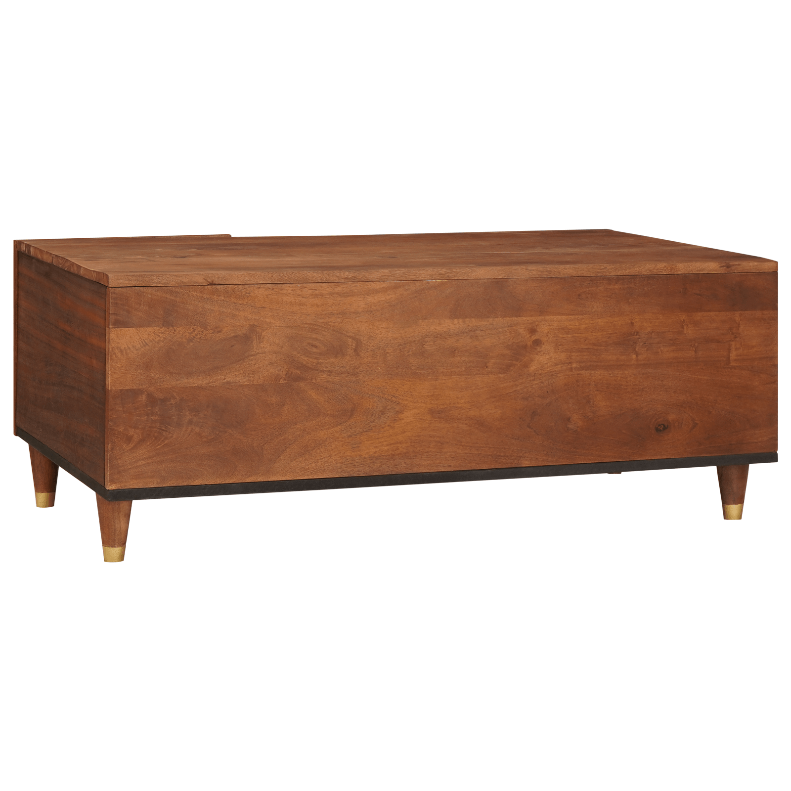 Masute de cafea cu raft cu depozitare cu usa Maro 100 x 54 x 40 cm — imaginea 5