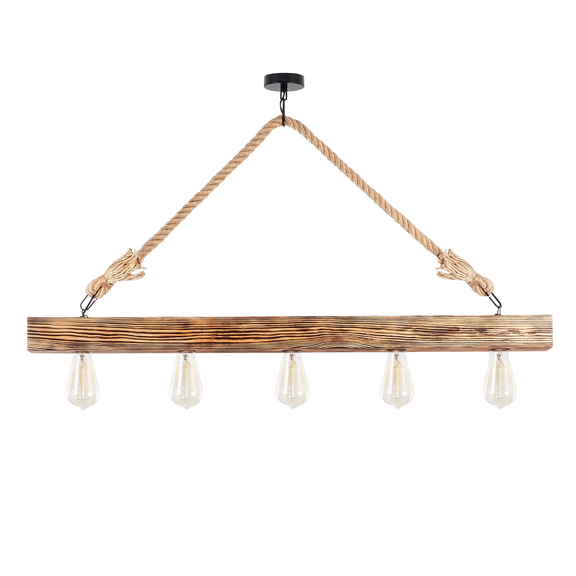 Candelabru, Opviq, lemn, culoare lemn, 100x7x53 cm