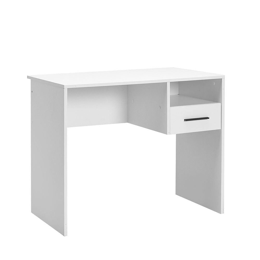Birou de studiu, Hanah Home, pal melaminat, alb, 90x52x75 cm — imaginea 3