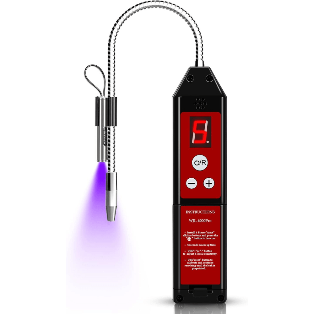 Detector de precizie ridicata a scurgerilor/ pierderilor de freon din sisteme Hvac, Auto etc., cu afisaj LCD, Rosu/Negru - 2 | YEO