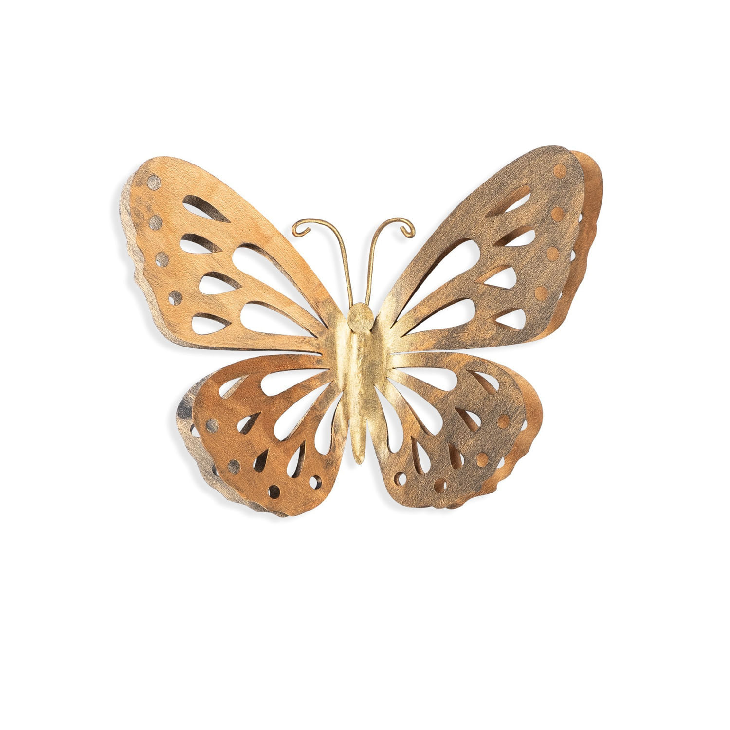 Accesoriu decorativ de perete, Wallxpert, metal, multicolor, 32x29 cm