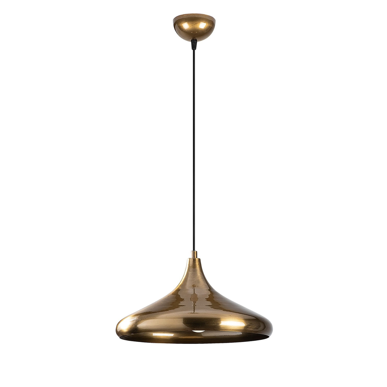 Candelabru, Opviq, metal, auriu, 35x35x116 cm