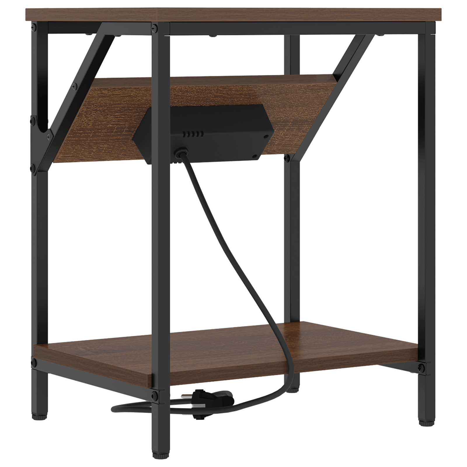 Noptiere 2 pcs Stejar brun 38 x 30 x 48 cm Lemn compozit — imaginea 8