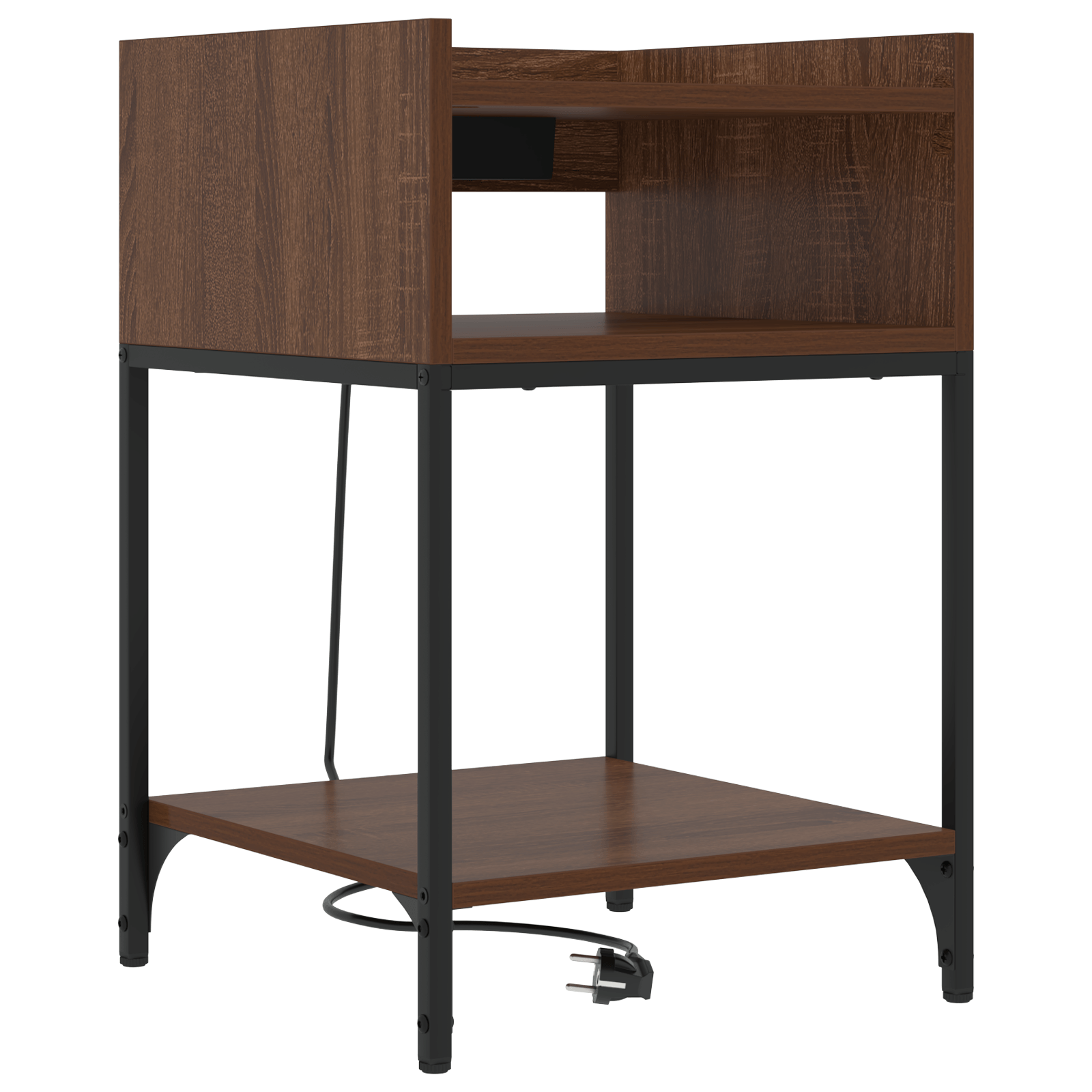 Noptiere 2 pcs Stejar brun 40 x 40 x 61 cm Lemn compozit — imaginea 5