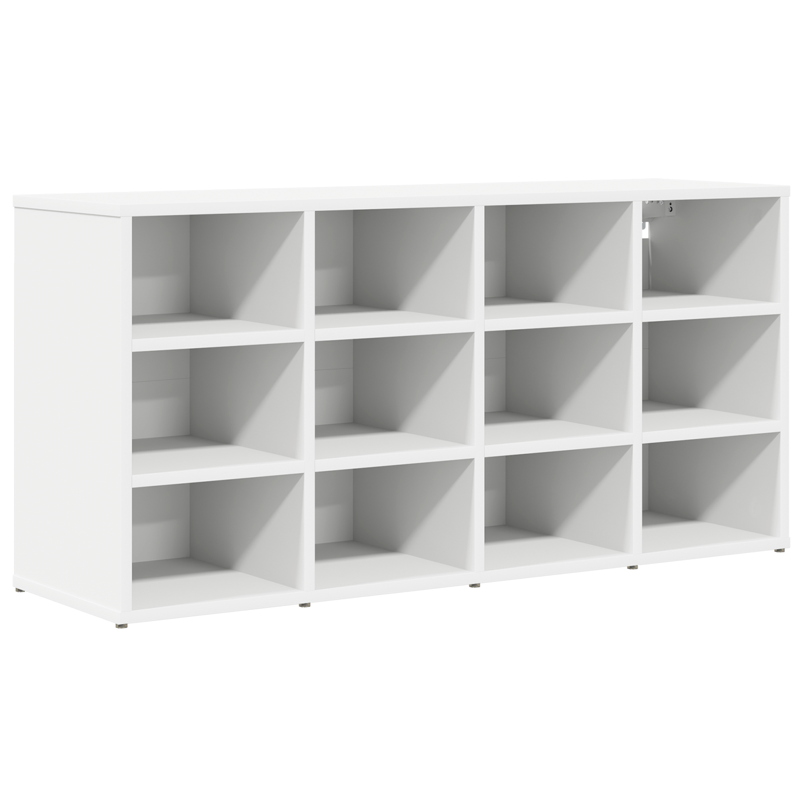 Dulap pentru pantofi Alb 52.5 x 30 x 50 cm Lemn compozit — imaginea 2