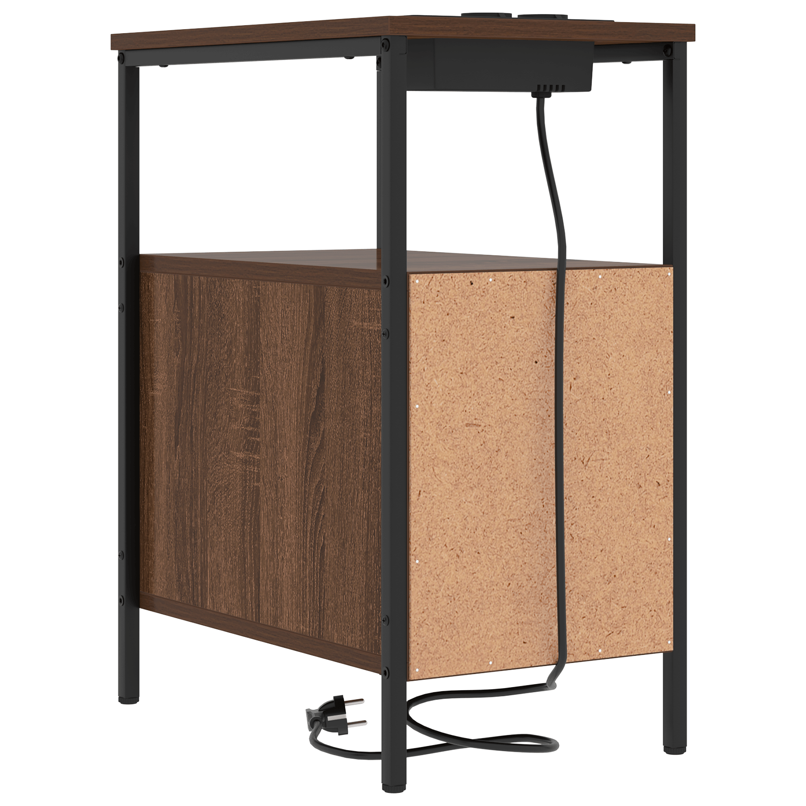 Noptiere 2 pcs Stejar brun 30 x 48 x 61 cm Lemn compozit — imaginea 9