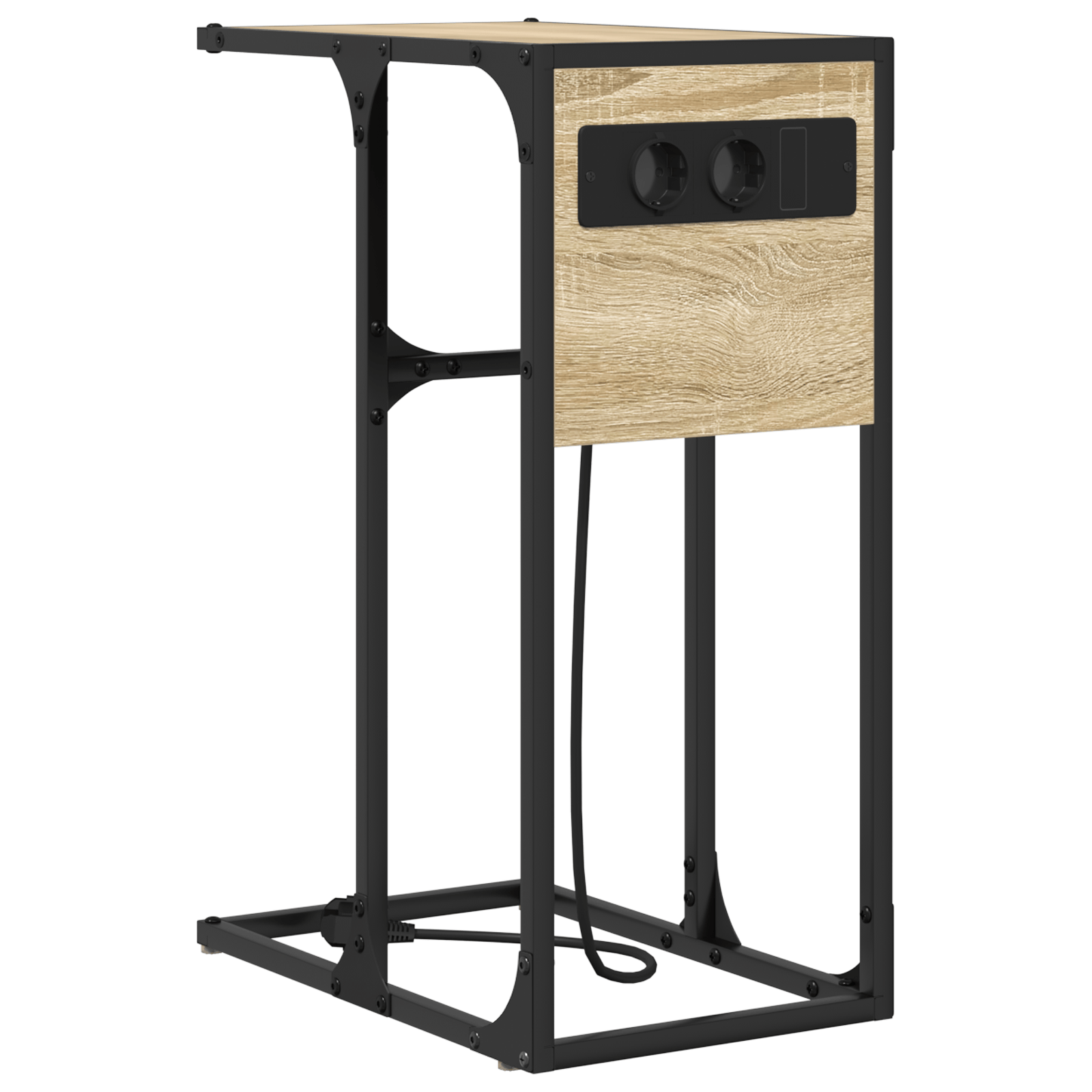 Noptiera Stejar sonoma 41.5 x 26 x 60.5 cm Lemn compozit — imaginea 2