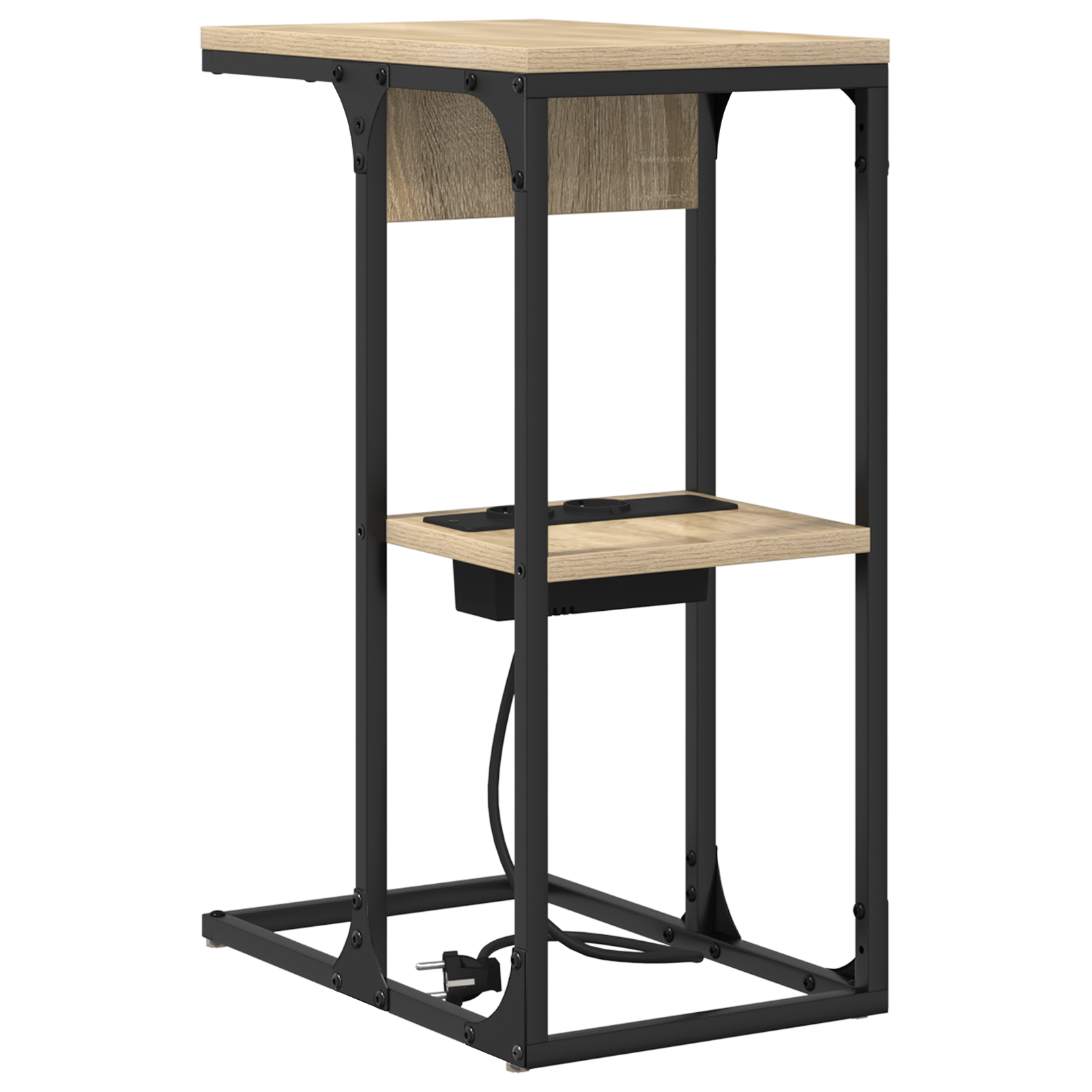 Noptiera Sonoma oak 41.5 x 26 x 60.5 cm Lemn compozit — imaginea 2