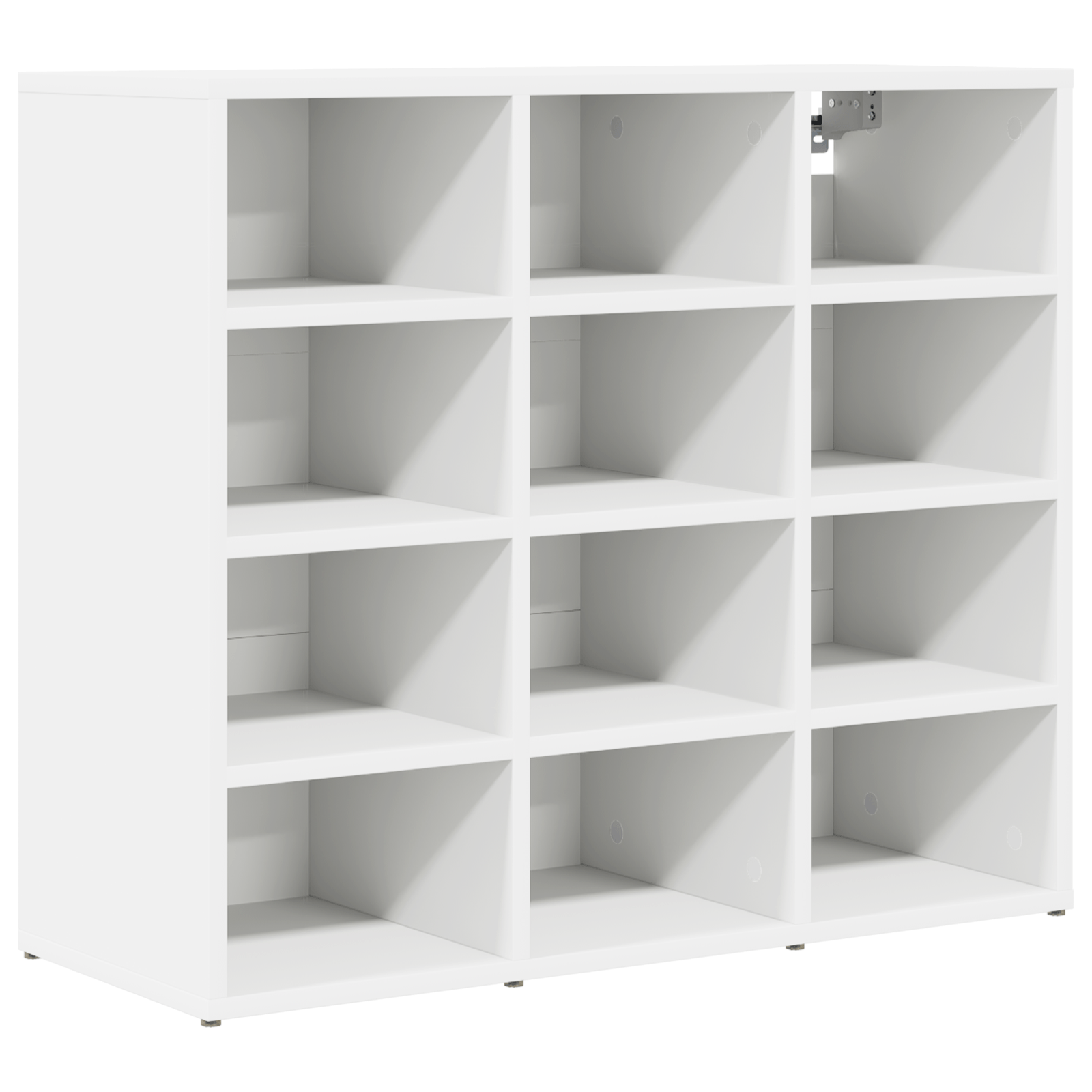 Dulap pentru pantofi Alb 52.5 x 30 x 50 cm Lemn compozit — imaginea 2