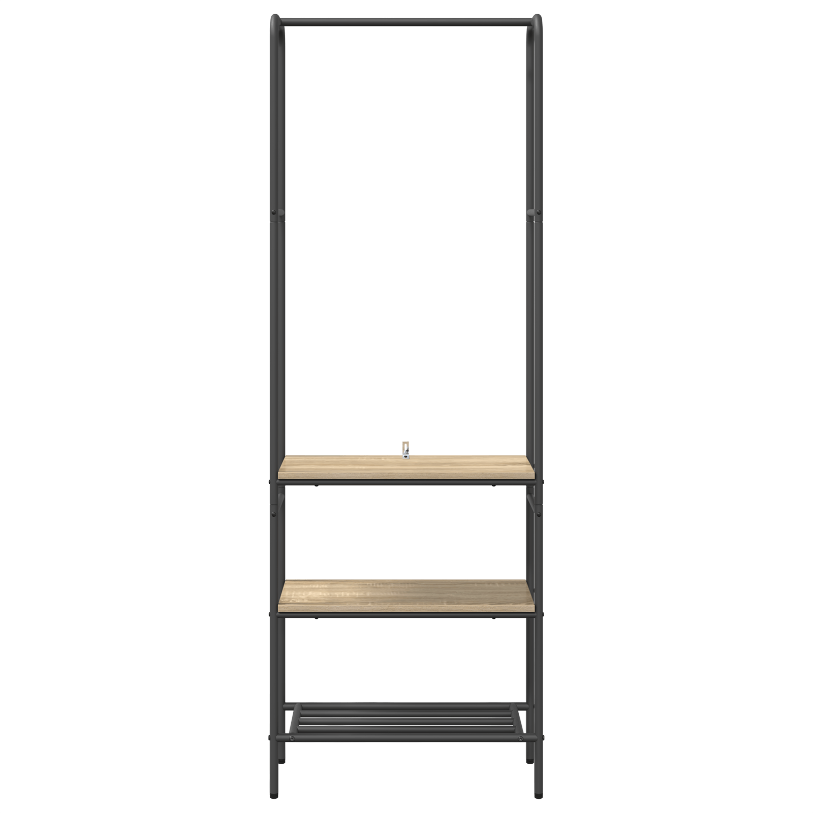 Suport pentru haine cu rafturi Stejar sonoma 60 x 30 x 171 cm — imaginea 5