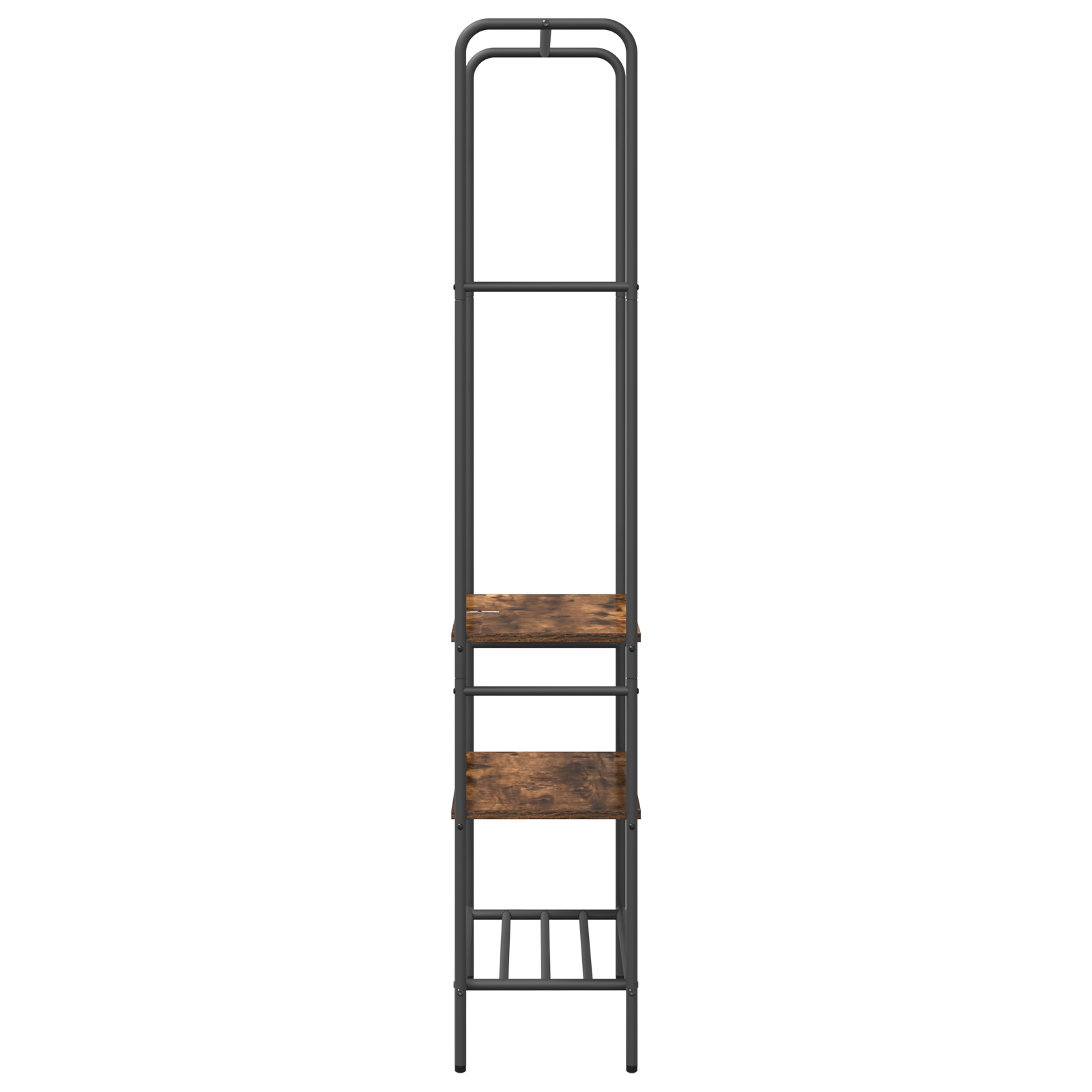Suport pentru haine cu rafturi Stejar afumat 60 x 30 x 171 cm — imaginea 6