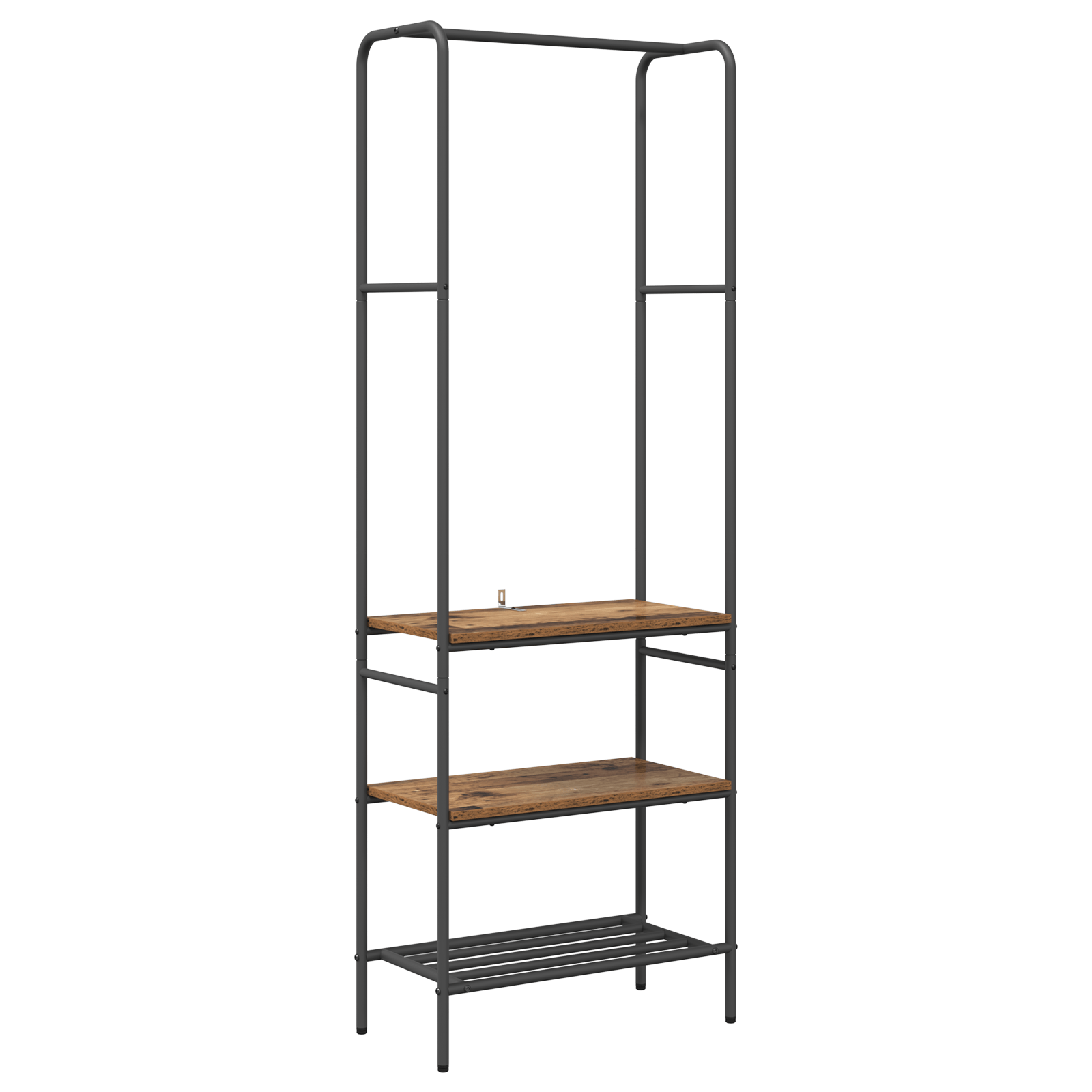 Suport pentru haine cu rafturi Lemn vechi 60 x 30 x 171 cm — imaginea 2