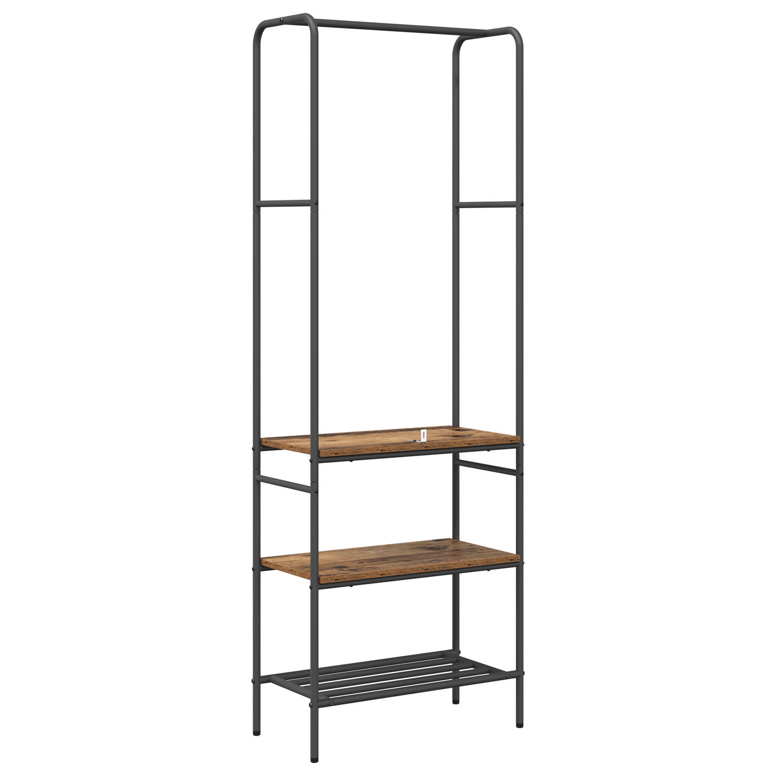 Suport pentru haine cu rafturi Lemn vechi 60 x 30 x 171 cm — imaginea 7