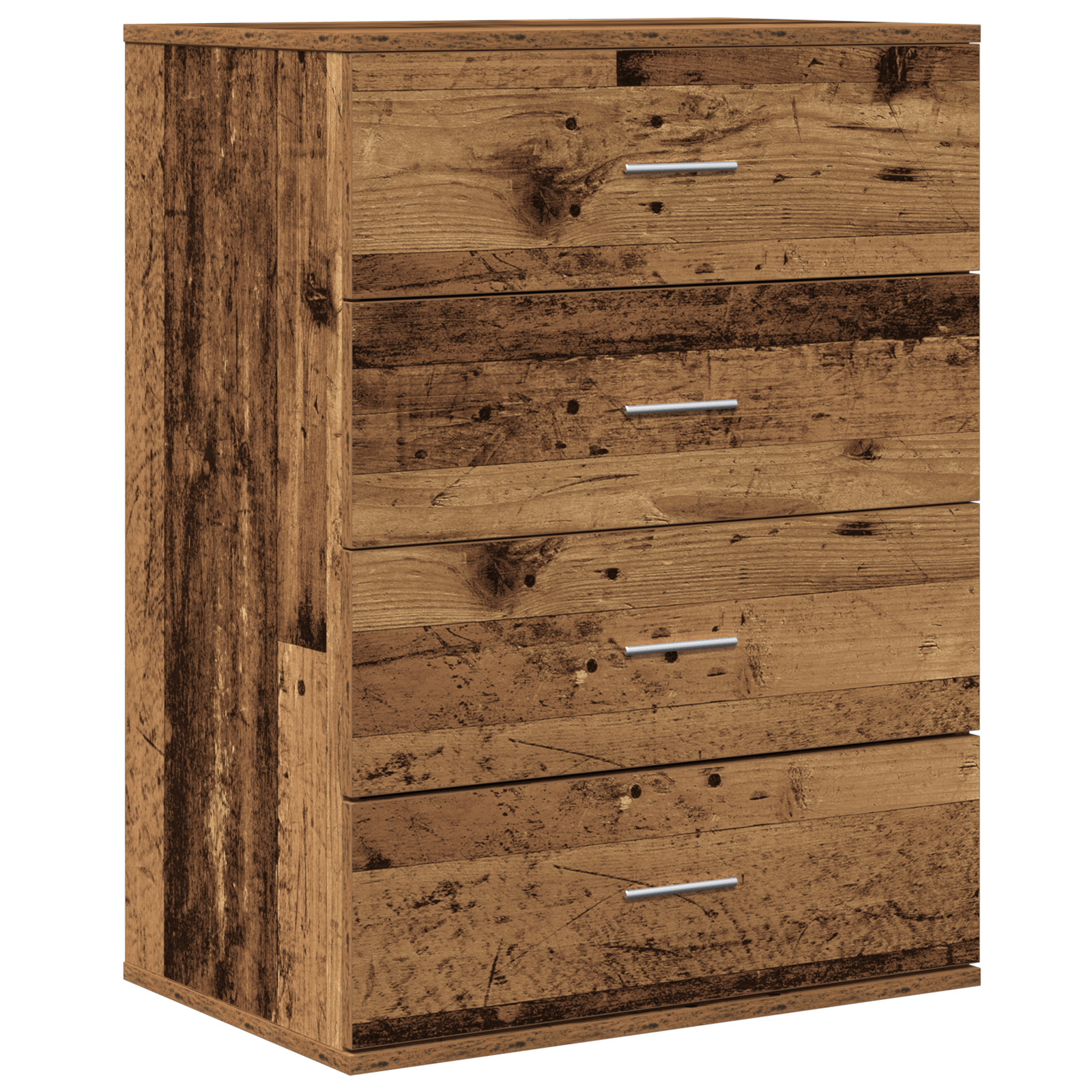 Bufet cu sertar cu depozitare Lemn vechi 60 x 39 x 80 cm Lemn compozit — imaginea 2