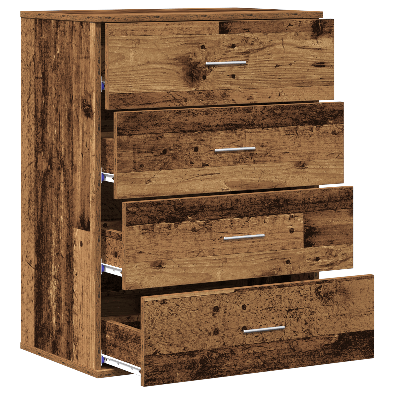 Bufet cu sertar cu depozitare Lemn vechi 60 x 39 x 80 cm Lemn compozit — imaginea 5
