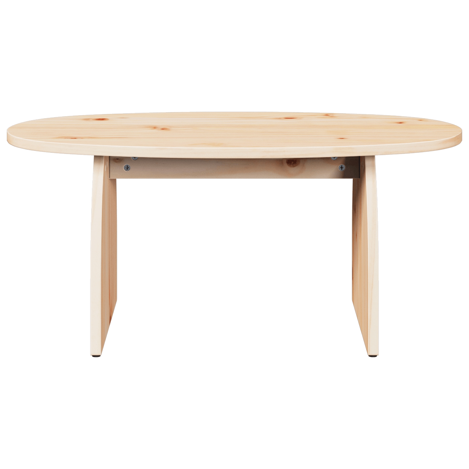 Masa de cafea Natural 80 x 40 x 35 cm Lemn de brad solid — imaginea 7