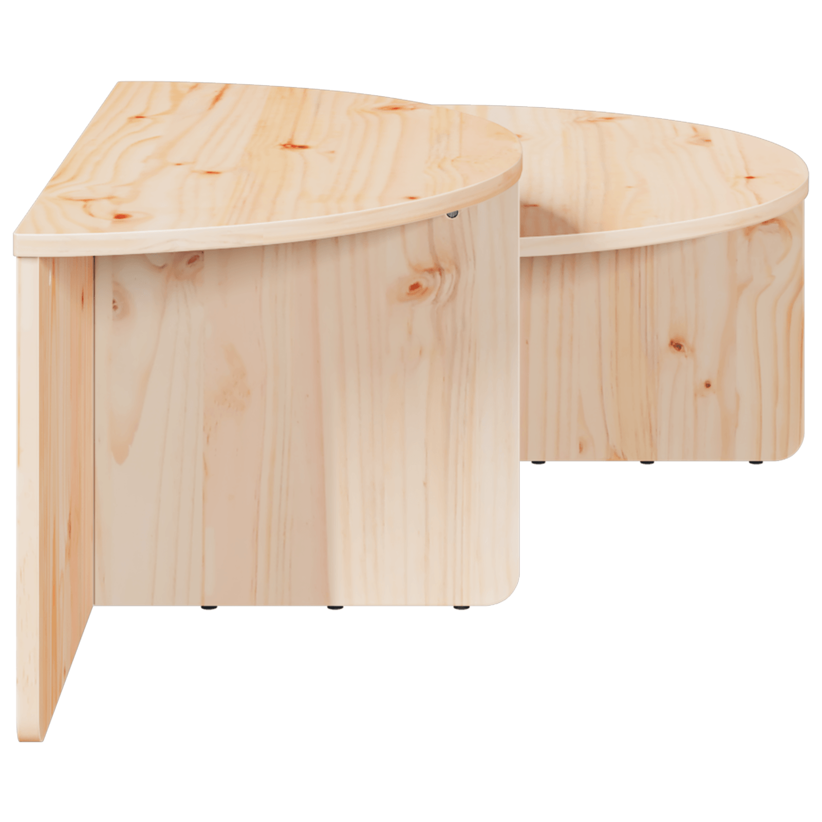 Masa de cafea 2 pcs Natural 79 x 39.5 x 40 cm — imaginea 9
