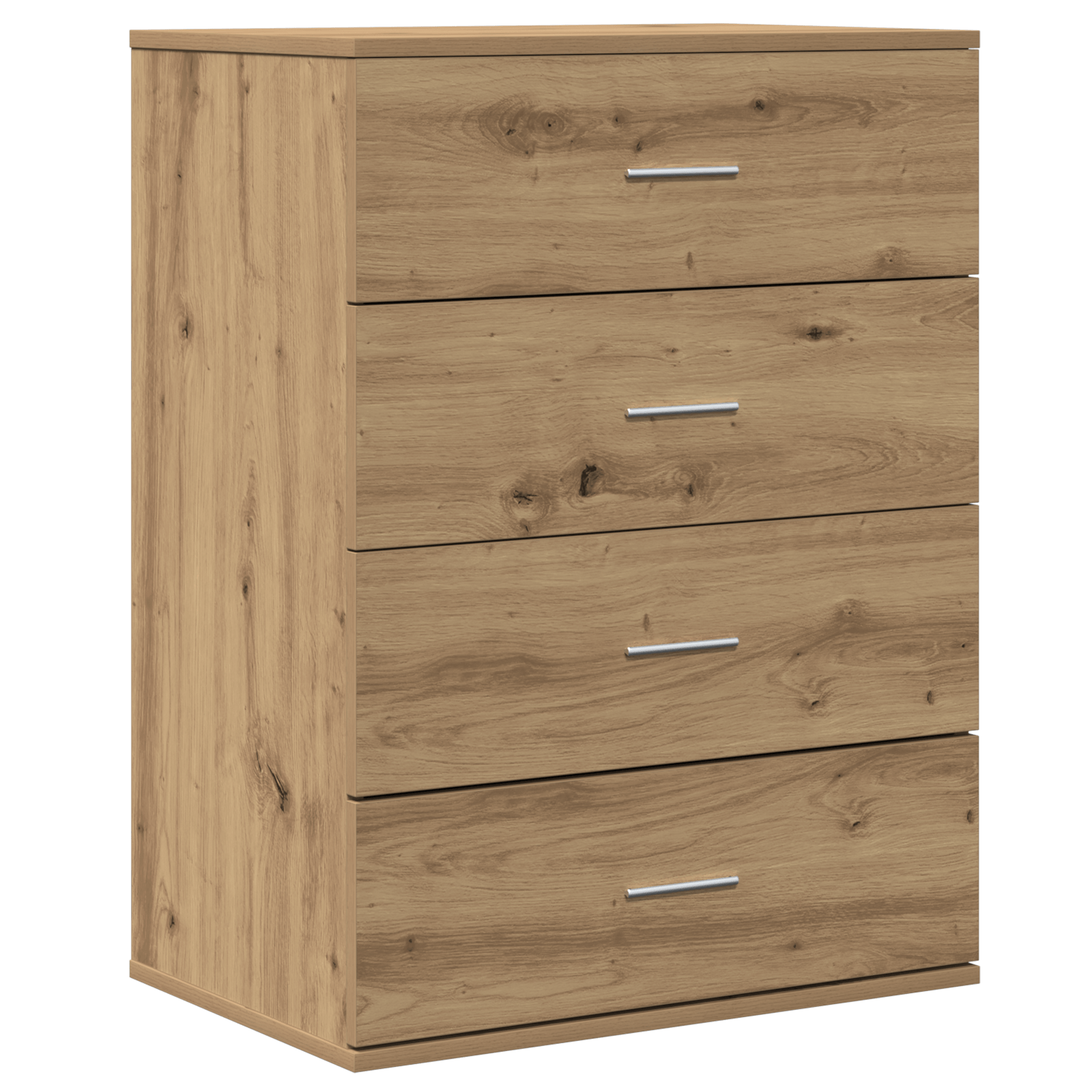 Bufet cu sertar Stejar artisanal 60 x 39 x 80 cm Lemn compozit — imaginea 2