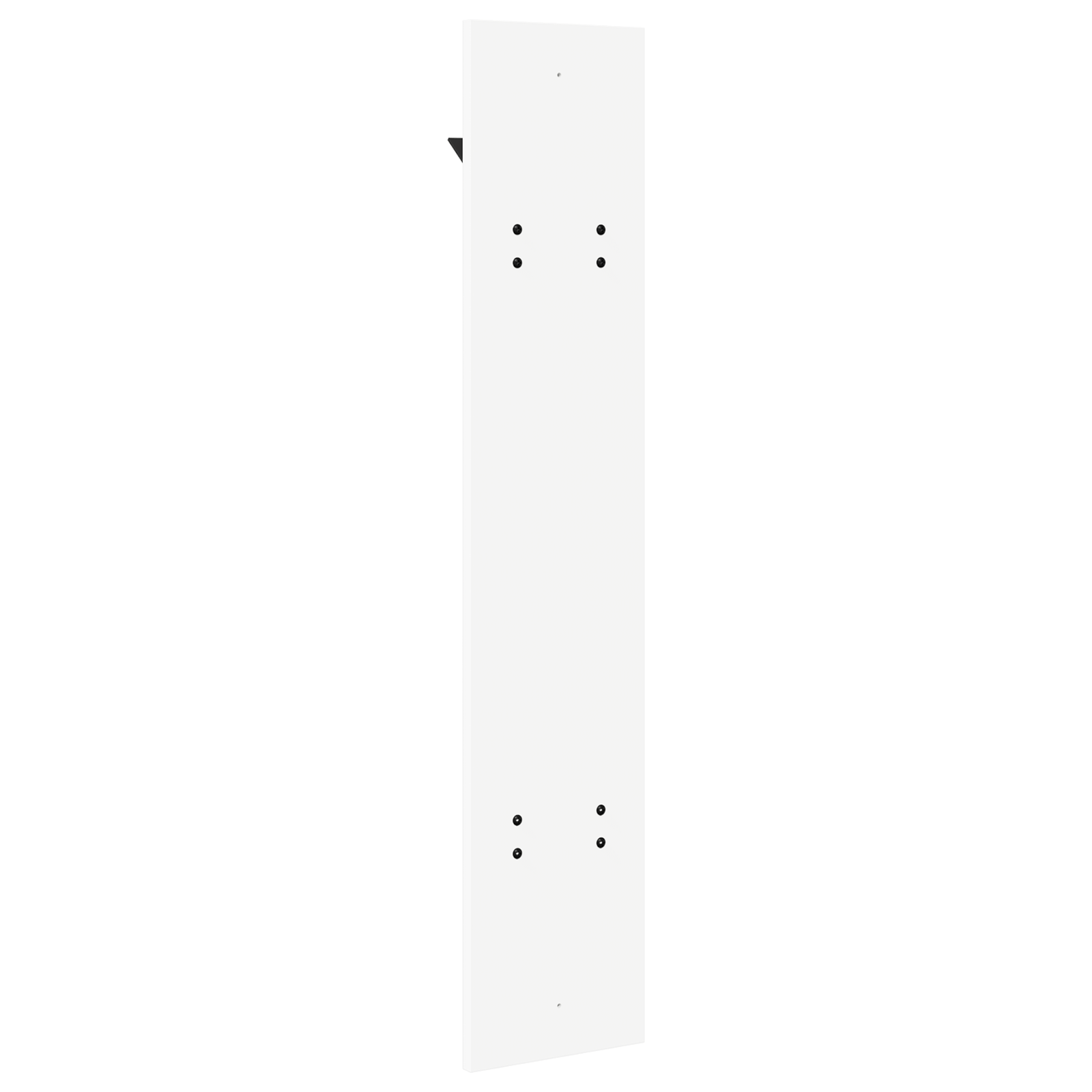 Racator de paltoane montat pe perete Alb 20 x 1.5 x 100 cm — imaginea 7