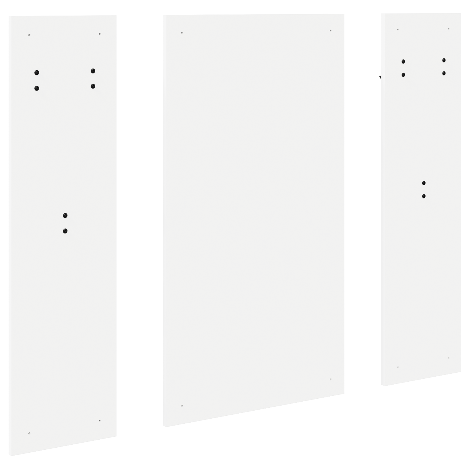 Racator de paltoane montat pe perete Alb 96 x 1.5 x 90 cm — imaginea 7