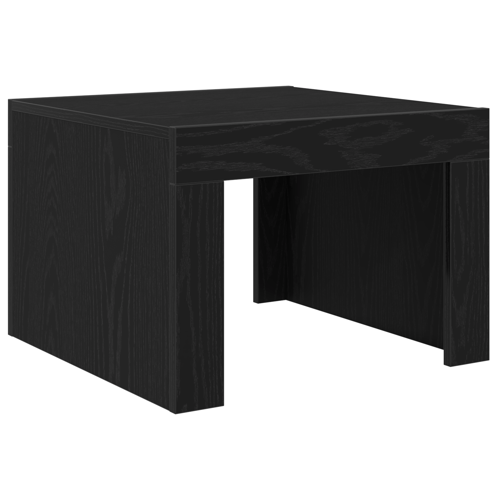 Masa de cafea Stejar negru 50 x 50 x 35 cm Lemn compozit — imaginea 6