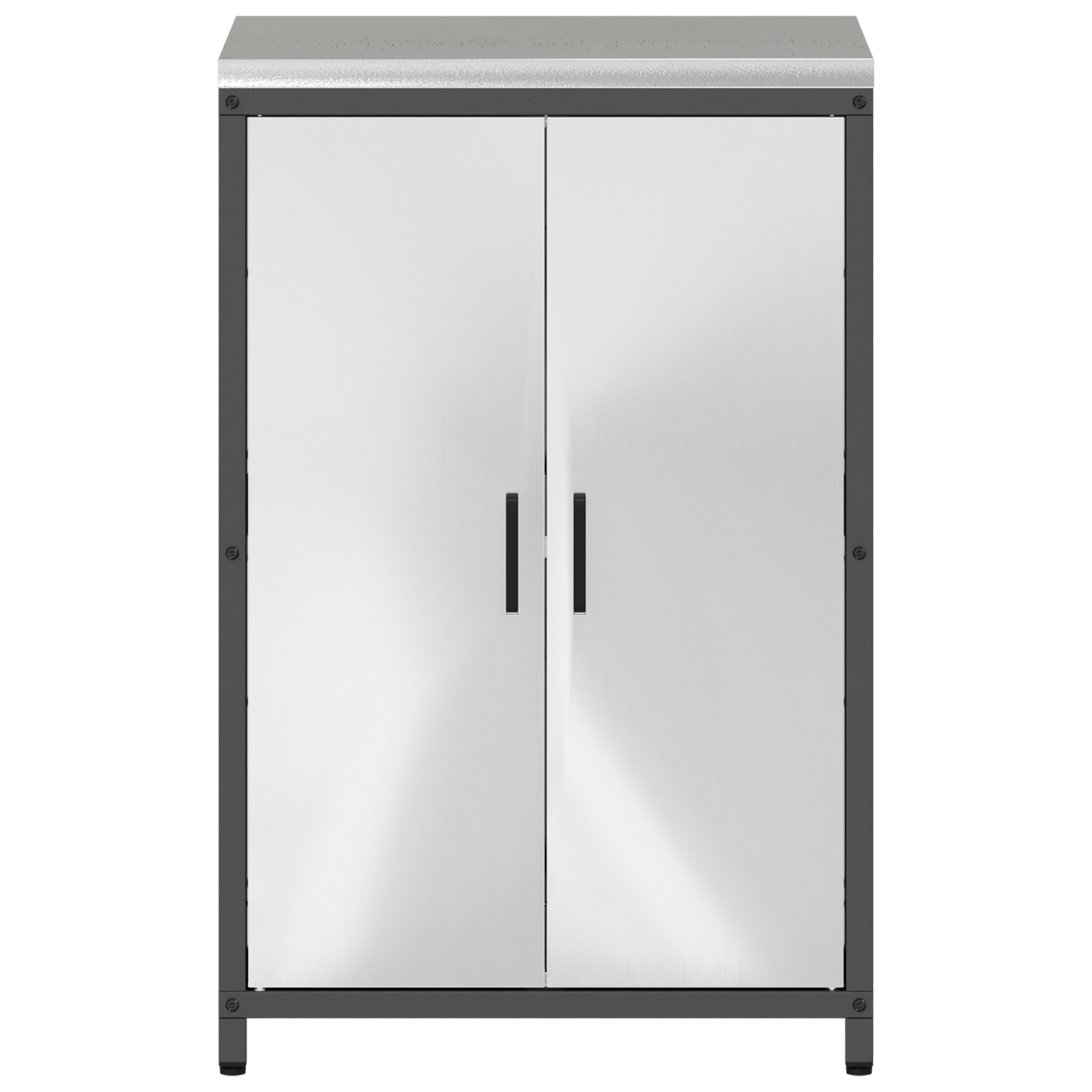 Dulap de depozitare pentru bucatarie Argintiu 60 x 50 x 92 cm — imaginea 6