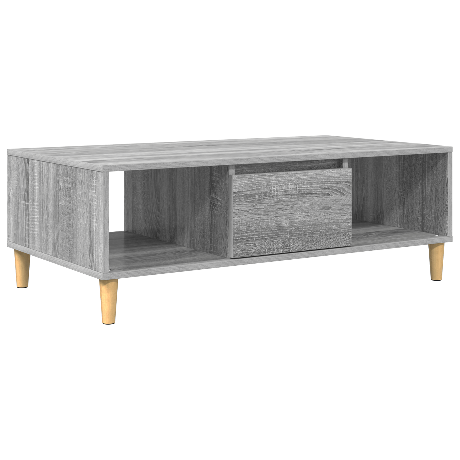 cu depozitare cu usa sonoma gri 103.5 x 60 x 35 cm Lemn compozit — imaginea 2
