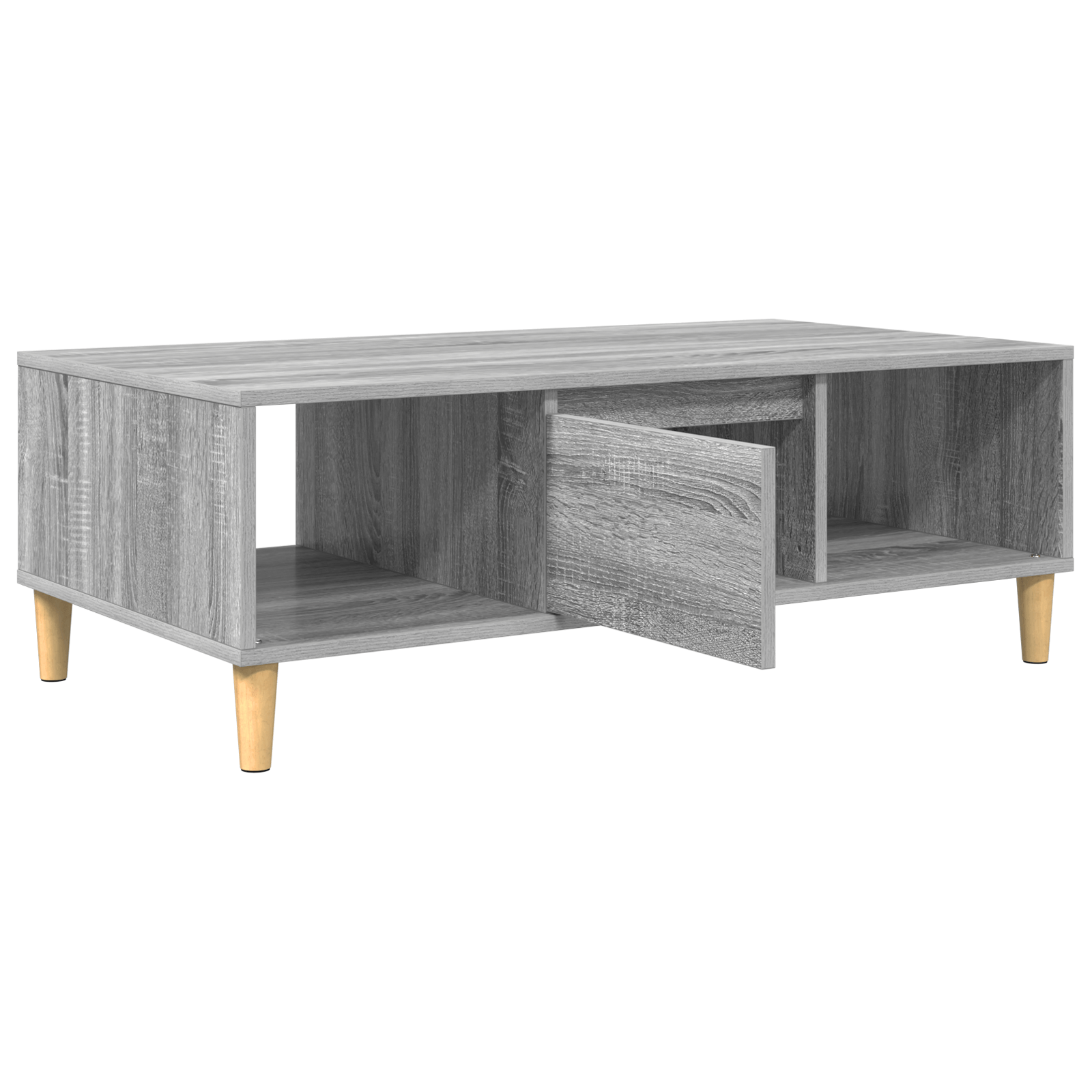 cu depozitare cu usa sonoma gri 103.5 x 60 x 35 cm Lemn compozit — imaginea 5
