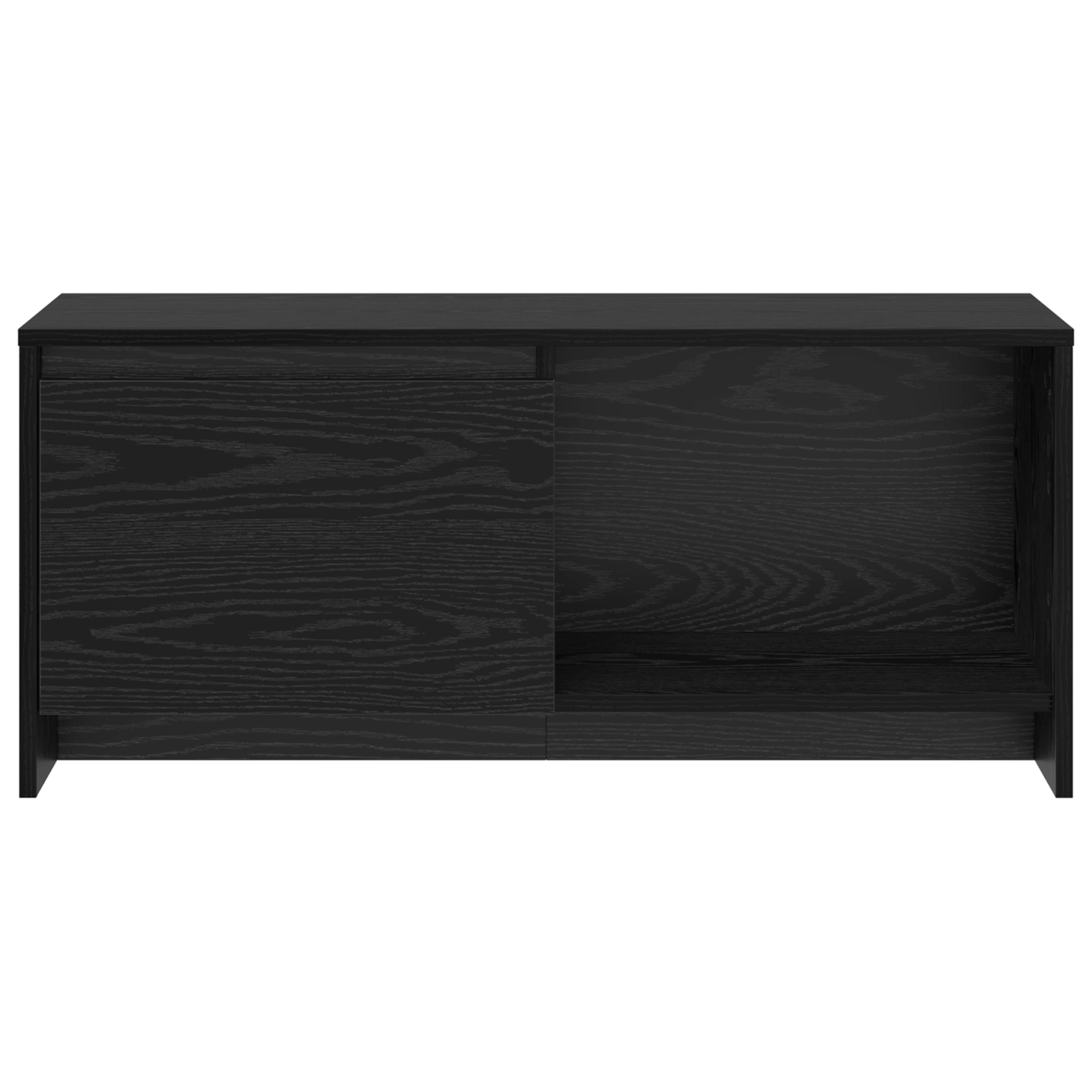 Support TV Stejar negru Lemn compozit — imaginea 6