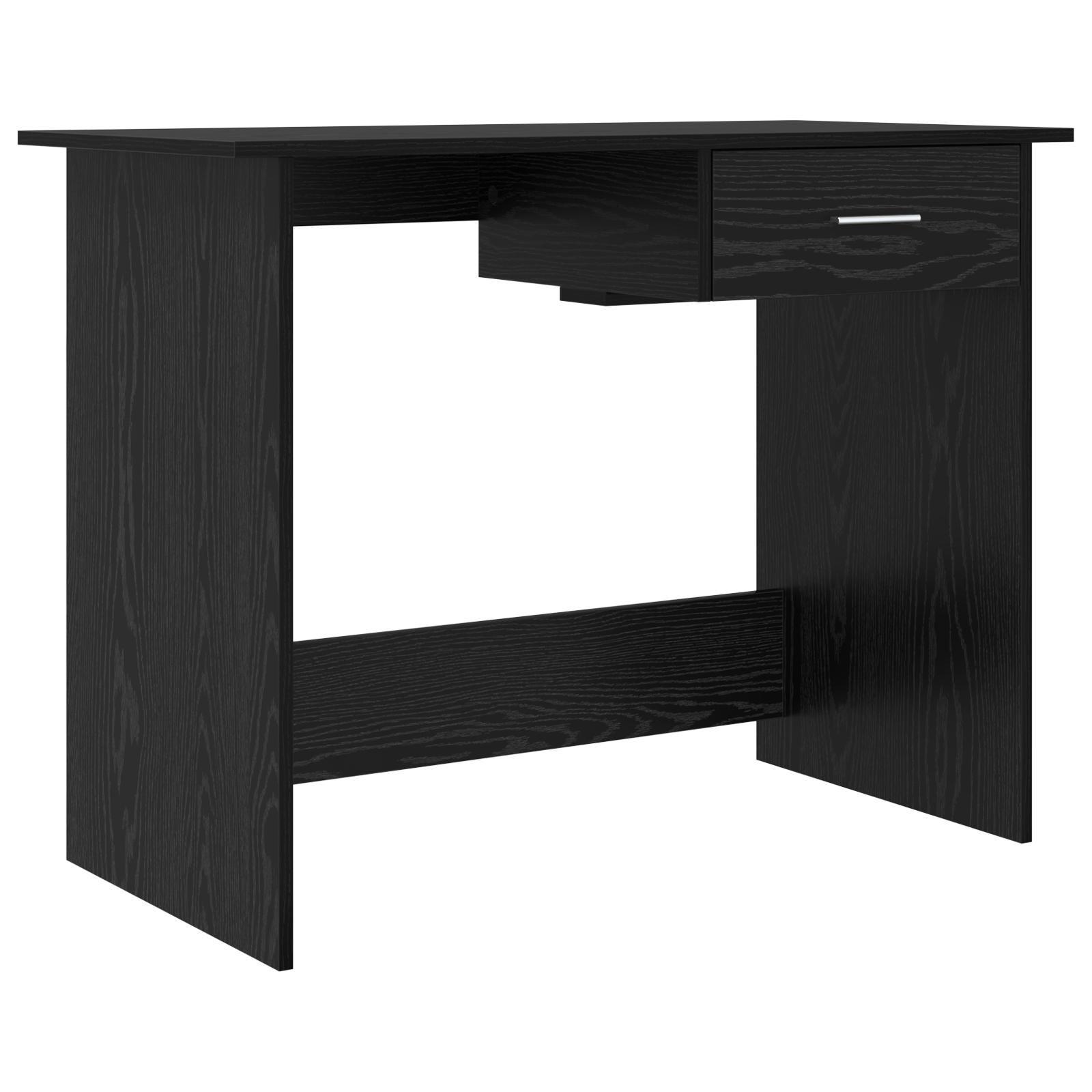 Birou cu sertar Stejar negru 100 x 50 x 76 cm Lemn compozit — imaginea 2