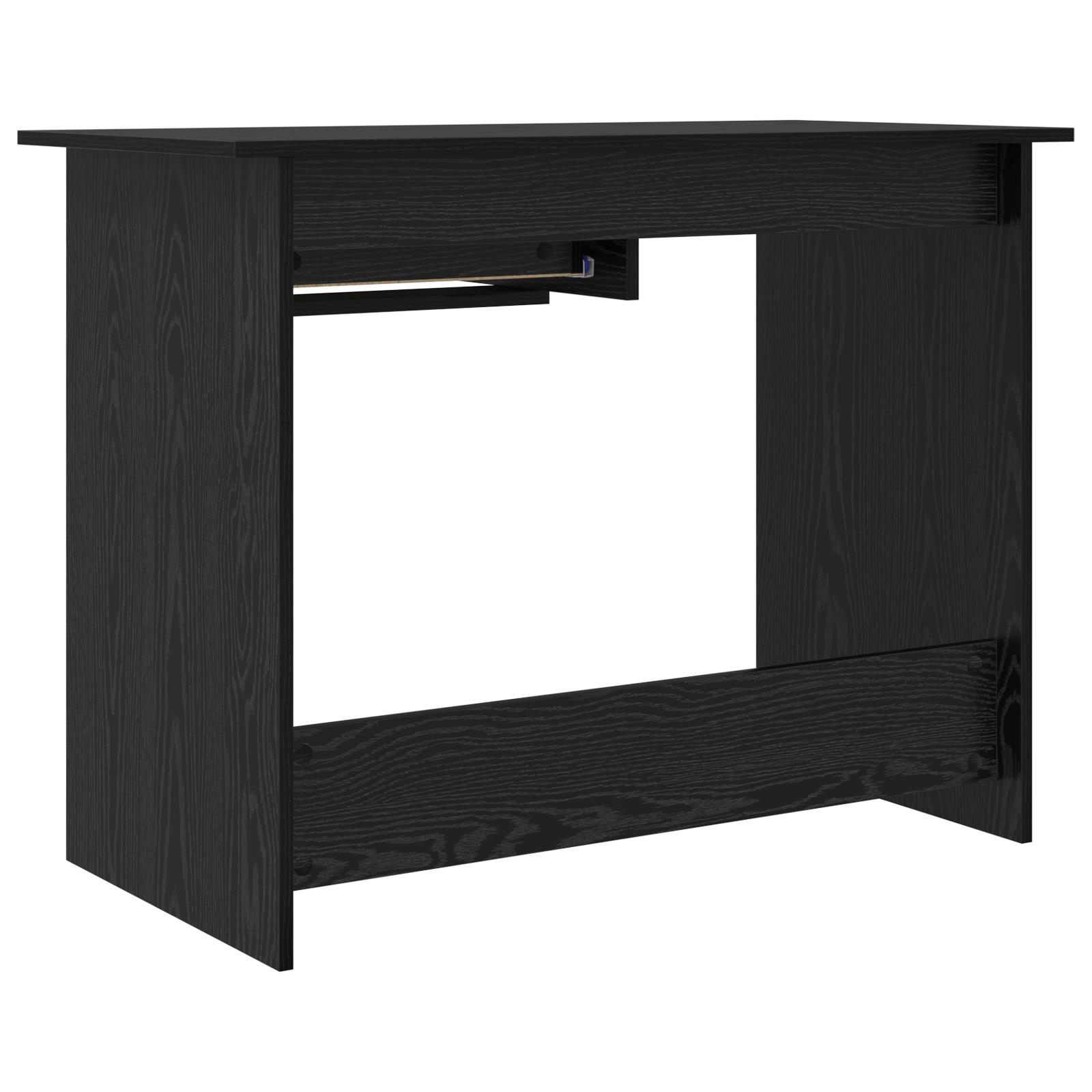 Birou cu sertar Stejar negru 100 x 50 x 76 cm Lemn compozit — imaginea 8