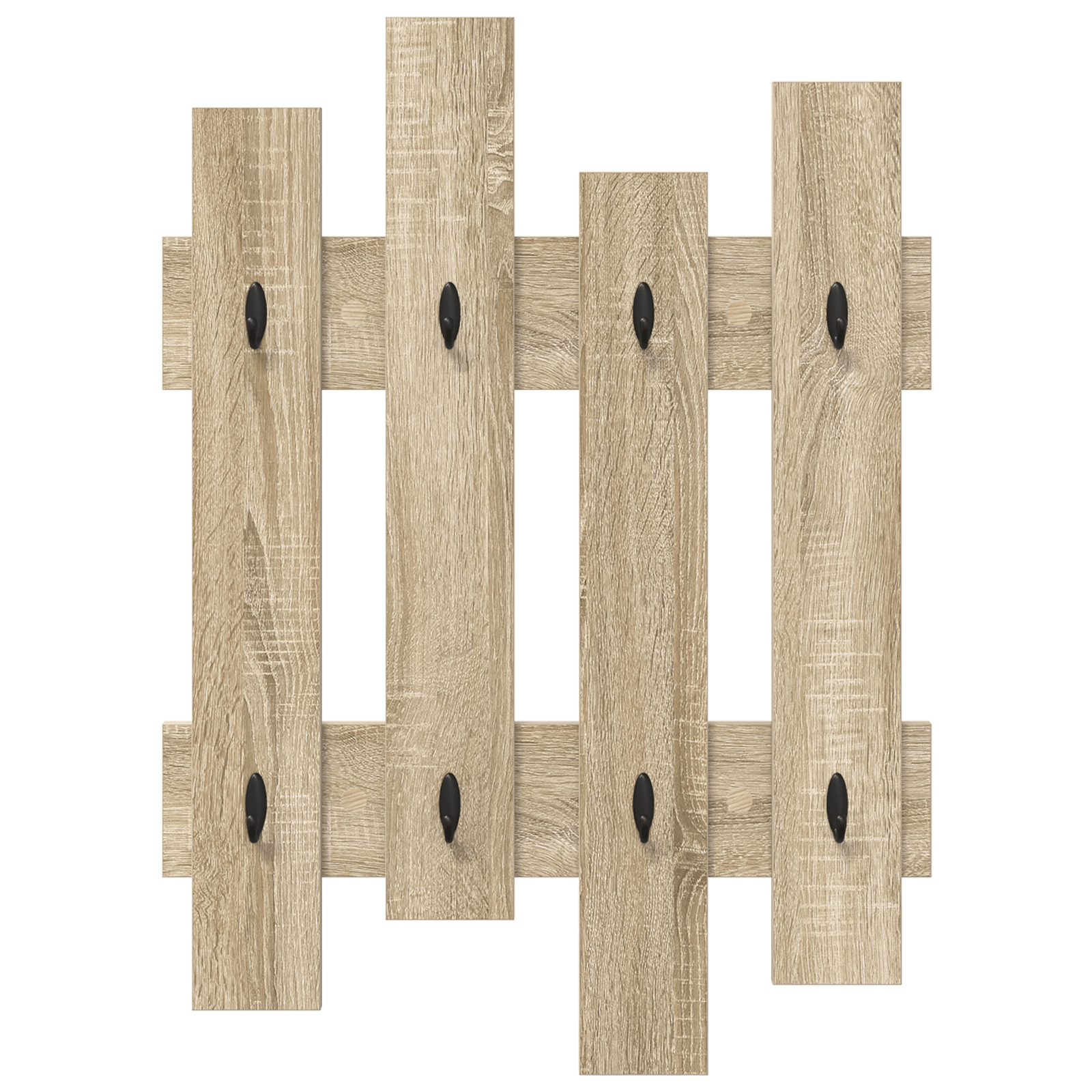 Racator de paltoane montat pe perete Sonoma oak 60 x 3 x 82 cm — imaginea 5