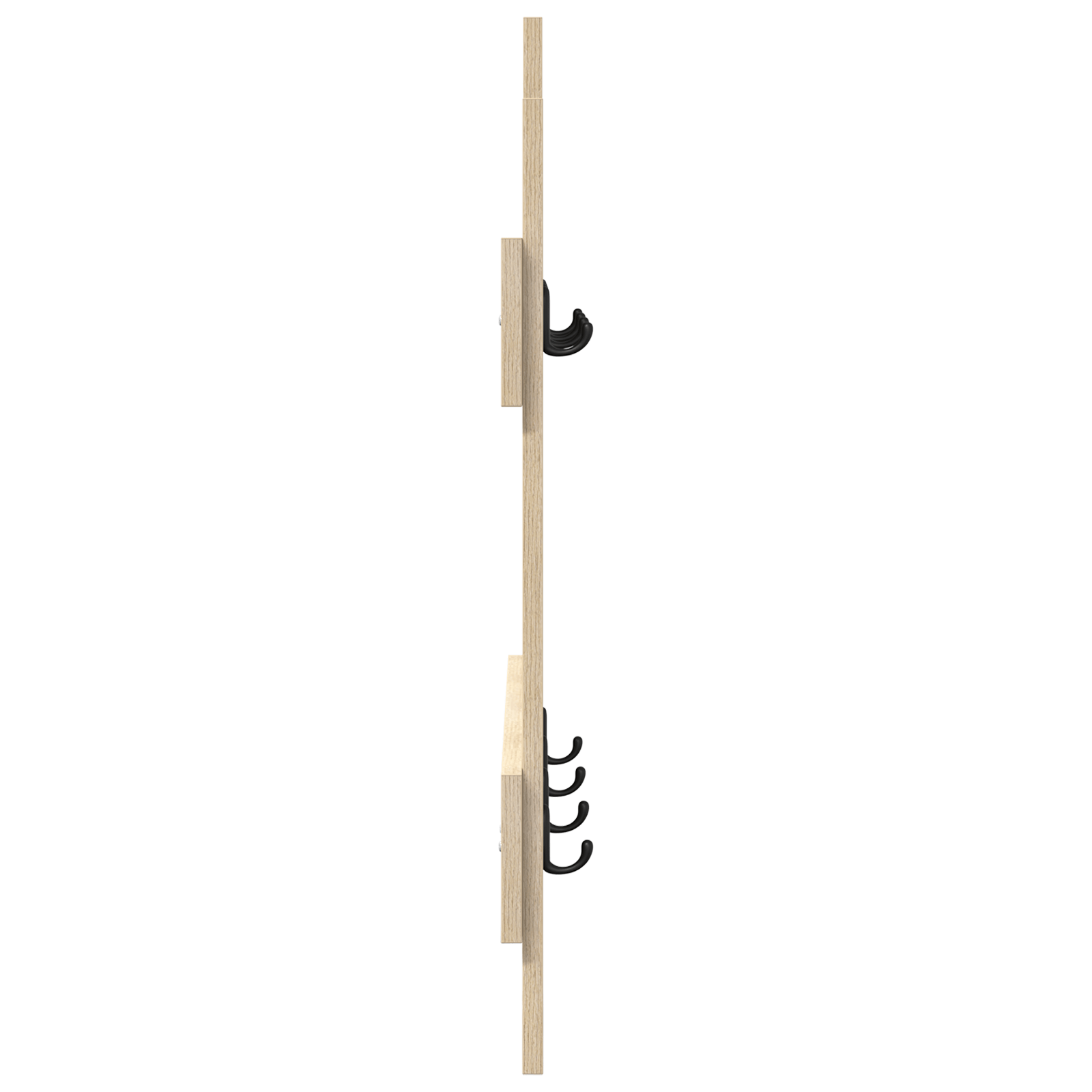 Racator de paltoane montat pe perete Sonoma oak 60 x 3 x 82 cm — imaginea 6