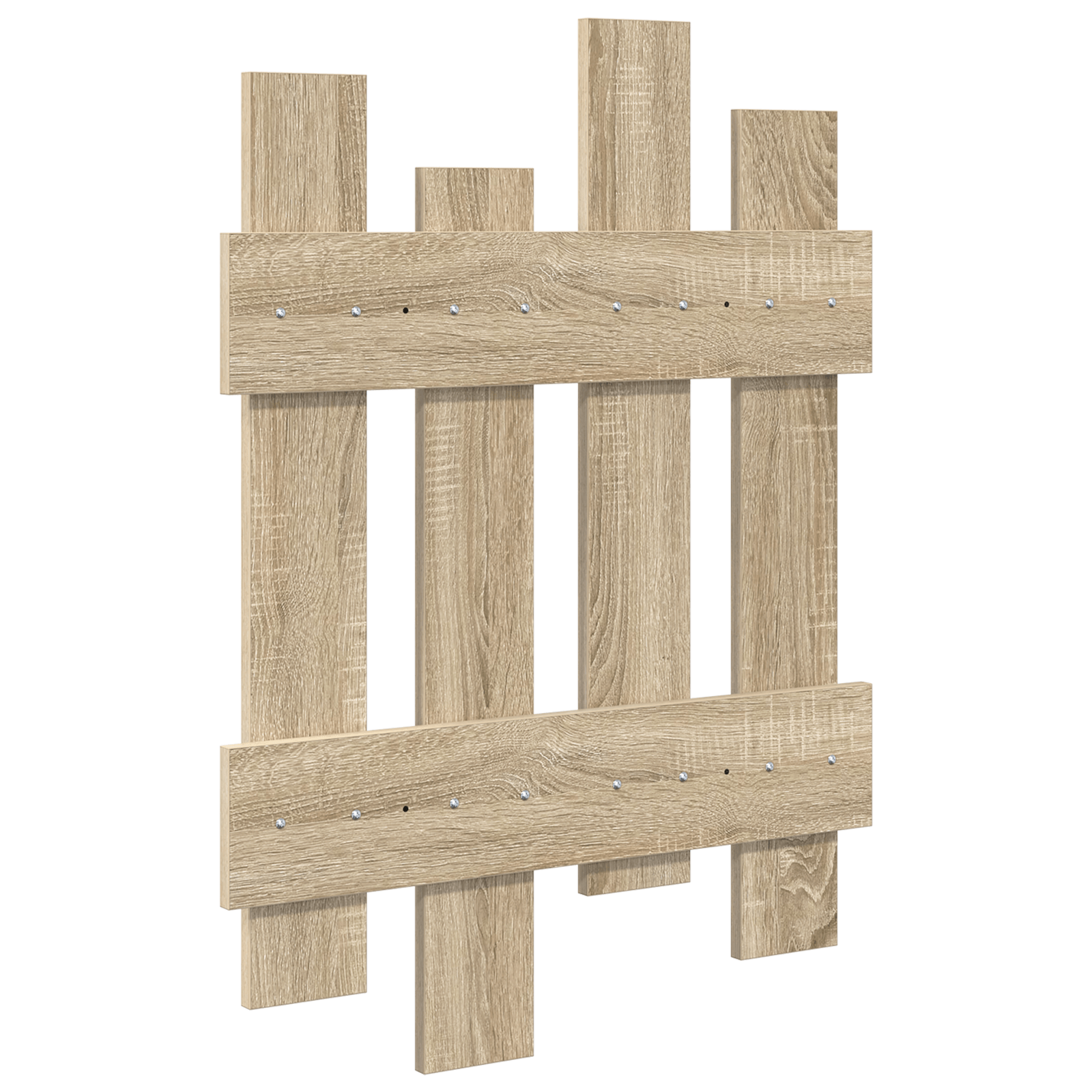 Racator de paltoane montat pe perete Sonoma oak 60 x 3 x 82 cm — imaginea 7