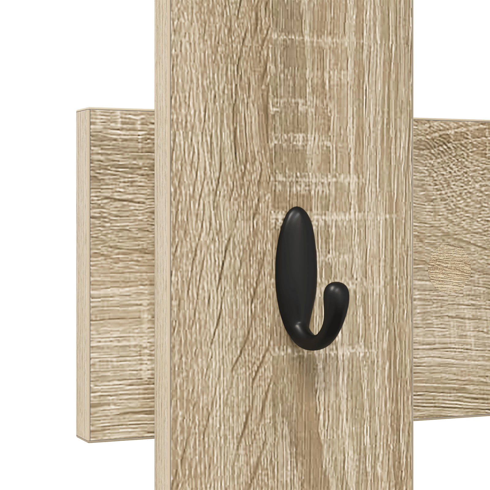Racator de paltoane montat pe perete Sonoma oak 60 x 3 x 82 cm — imaginea 8