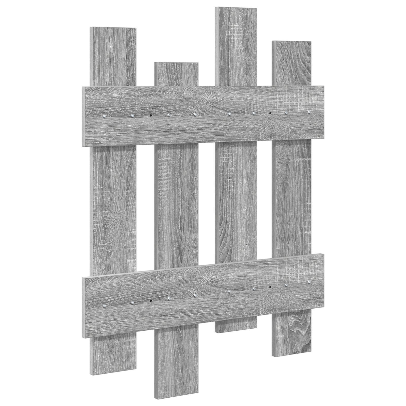 Racator de paltoane montat pe perete Gri sonoma 60 x 3 x 82 cm — imaginea 7
