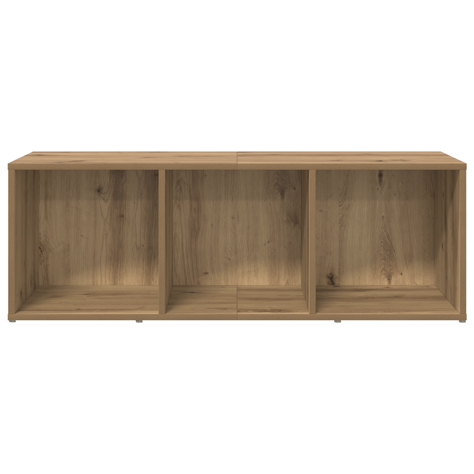 Cabinet TV cu depozitare stejar artizanal Lemn compozit — imaginea 5