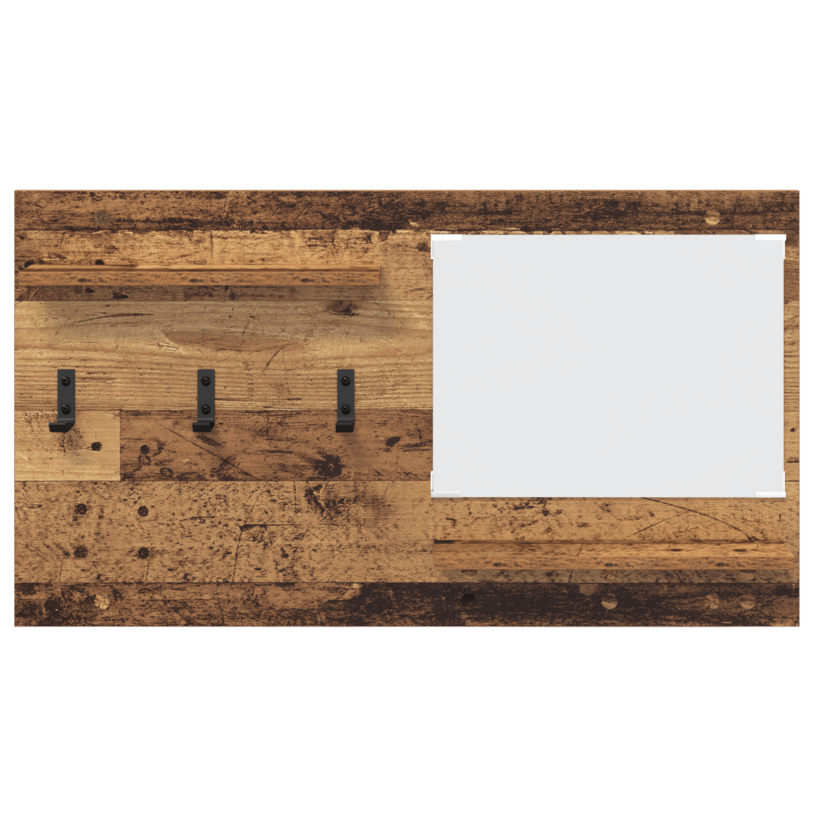 Racator de paltoane montat pe perete Lemn vechi 90 x 10 x 50 cm — imaginea 5