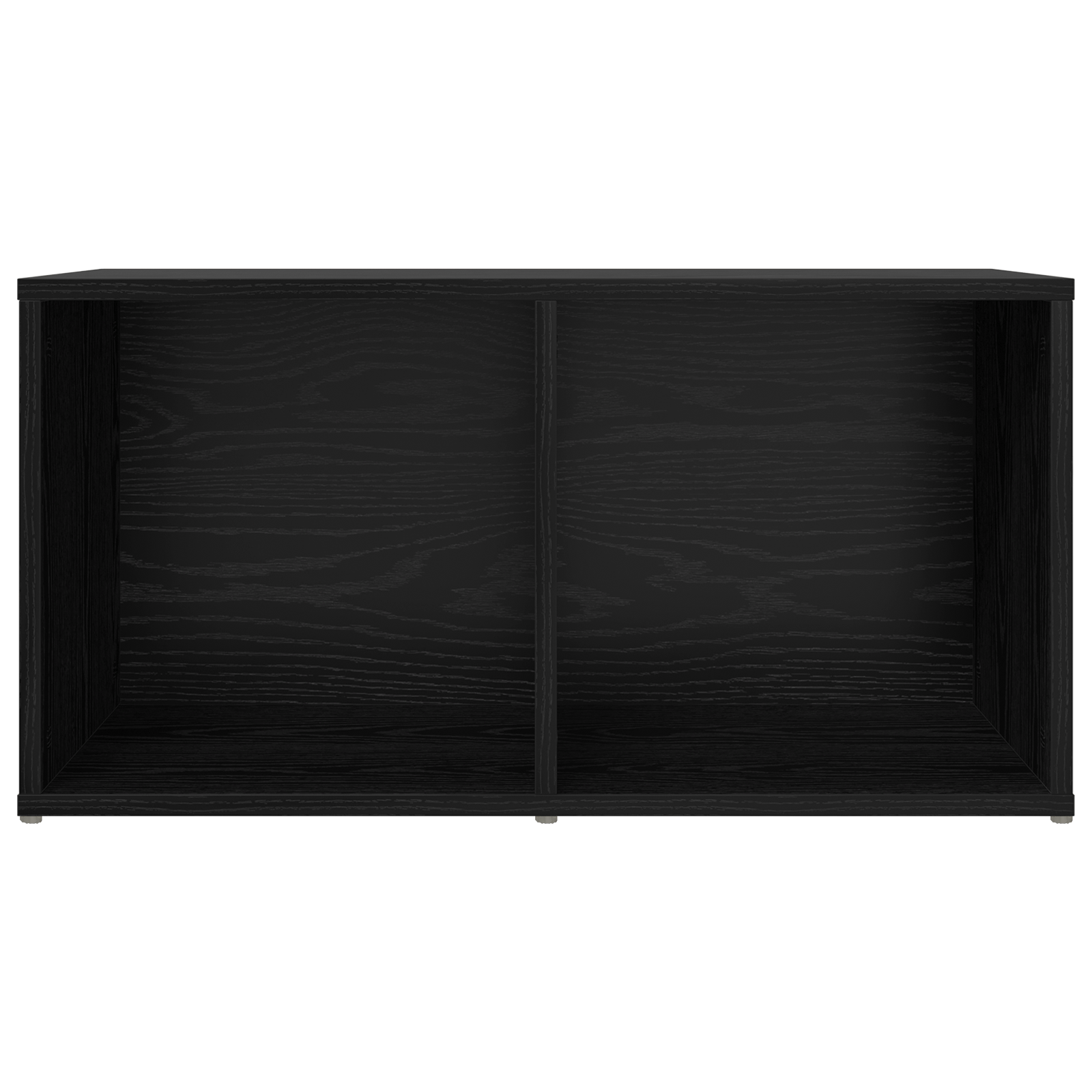 Cabinet TV cu depozitare Stejar negru Lemn compozit — imaginea 5