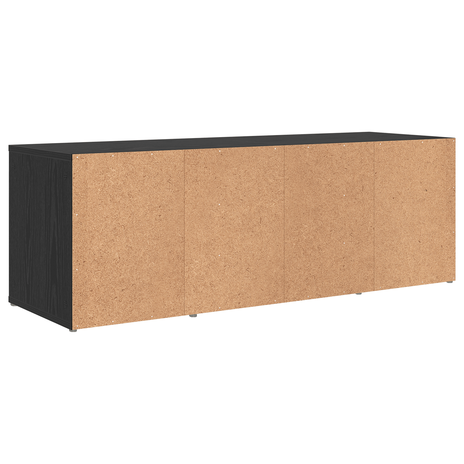 Cabinet TV cu depozitare Stejar negru Lemn compozit — imaginea 7