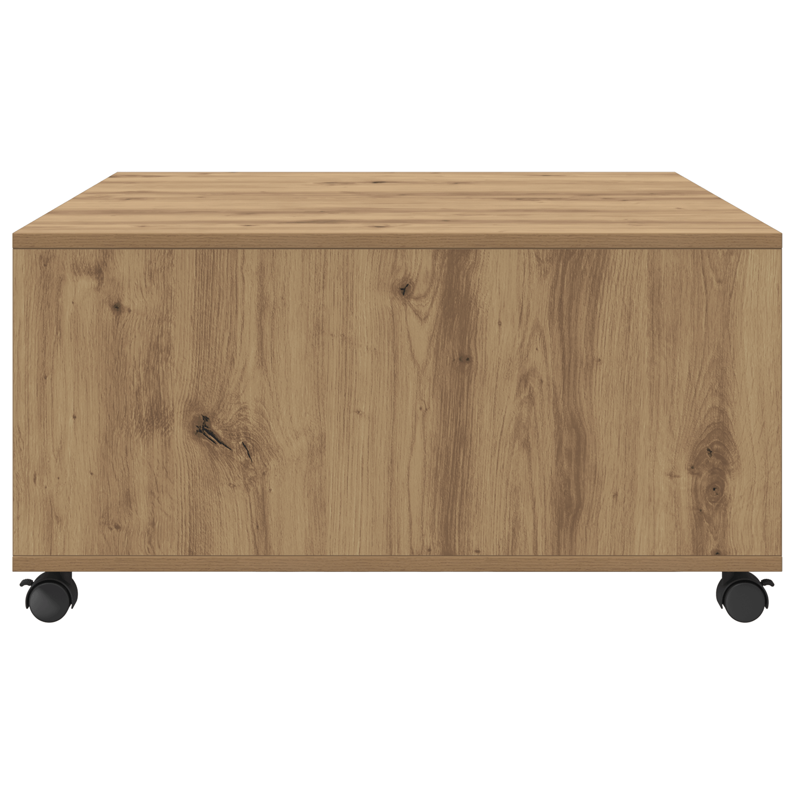 Masa de cafea stejar artizanal 75 x 75 x 38 cm Lemn compozit — imaginea 6
