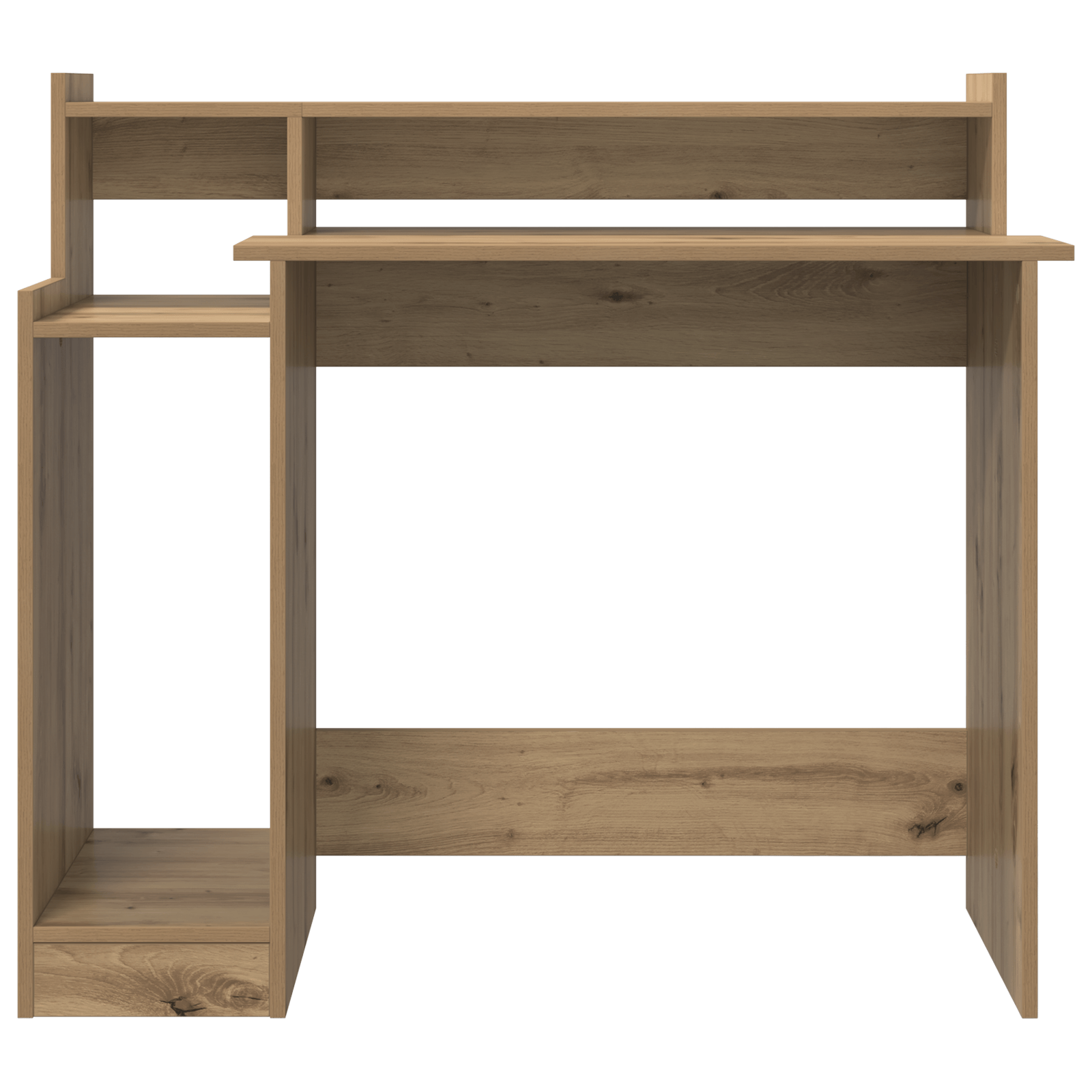 Birou stejar artizanal 97 x 45 x 90 cm Lemn compozit — imaginea 7