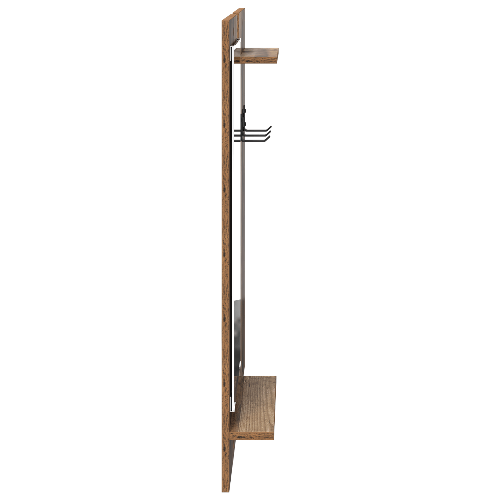 Racator de paltoane montat pe perete Lemn vechi 70 x 10 x 90 cm — imaginea 6