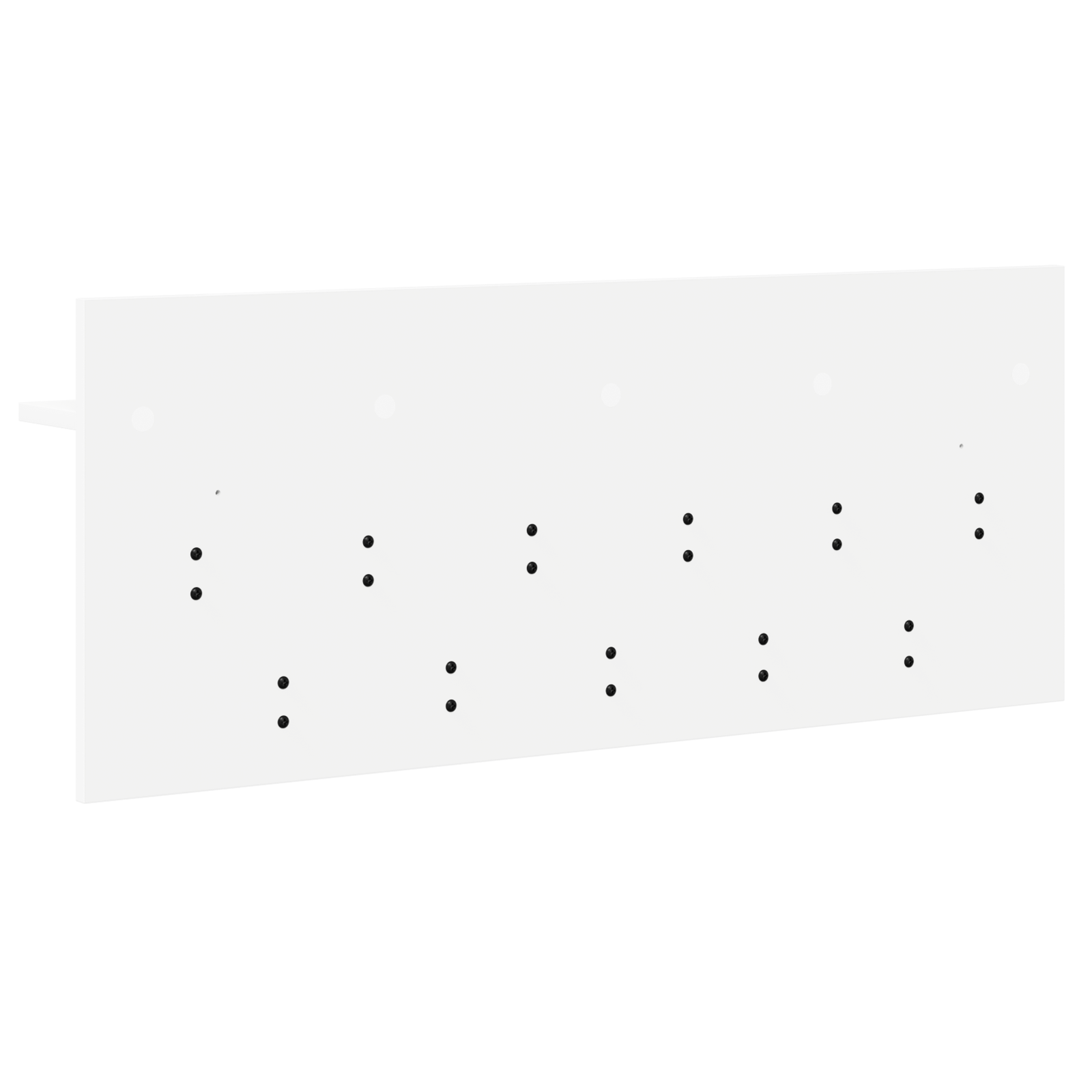 Racator de paltoane montat pe perete Alb 100 x 40 x 12 cm — imaginea 7