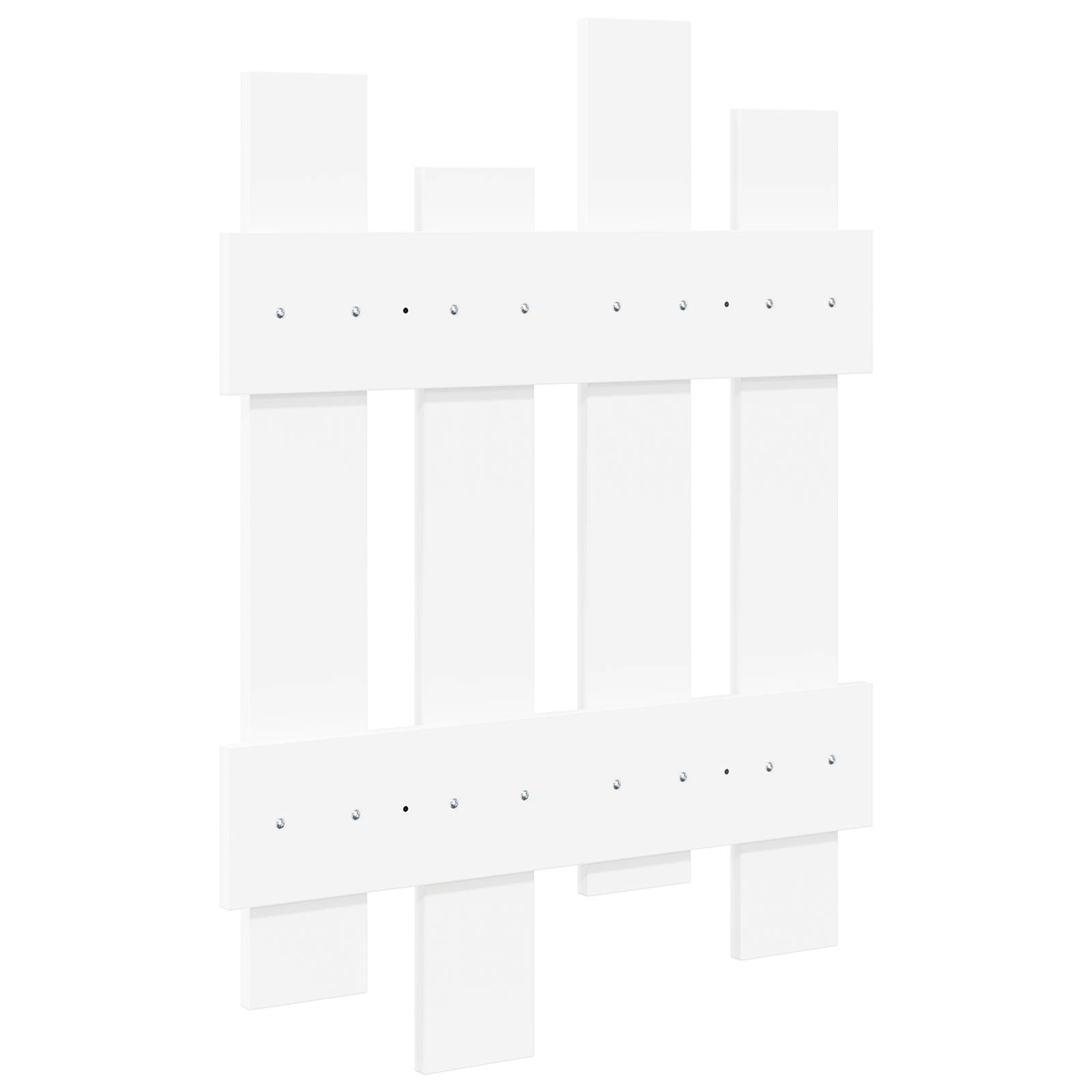 Racator de paltoane montat pe perete Alb 60 x 3 x 82 cm — imaginea 7