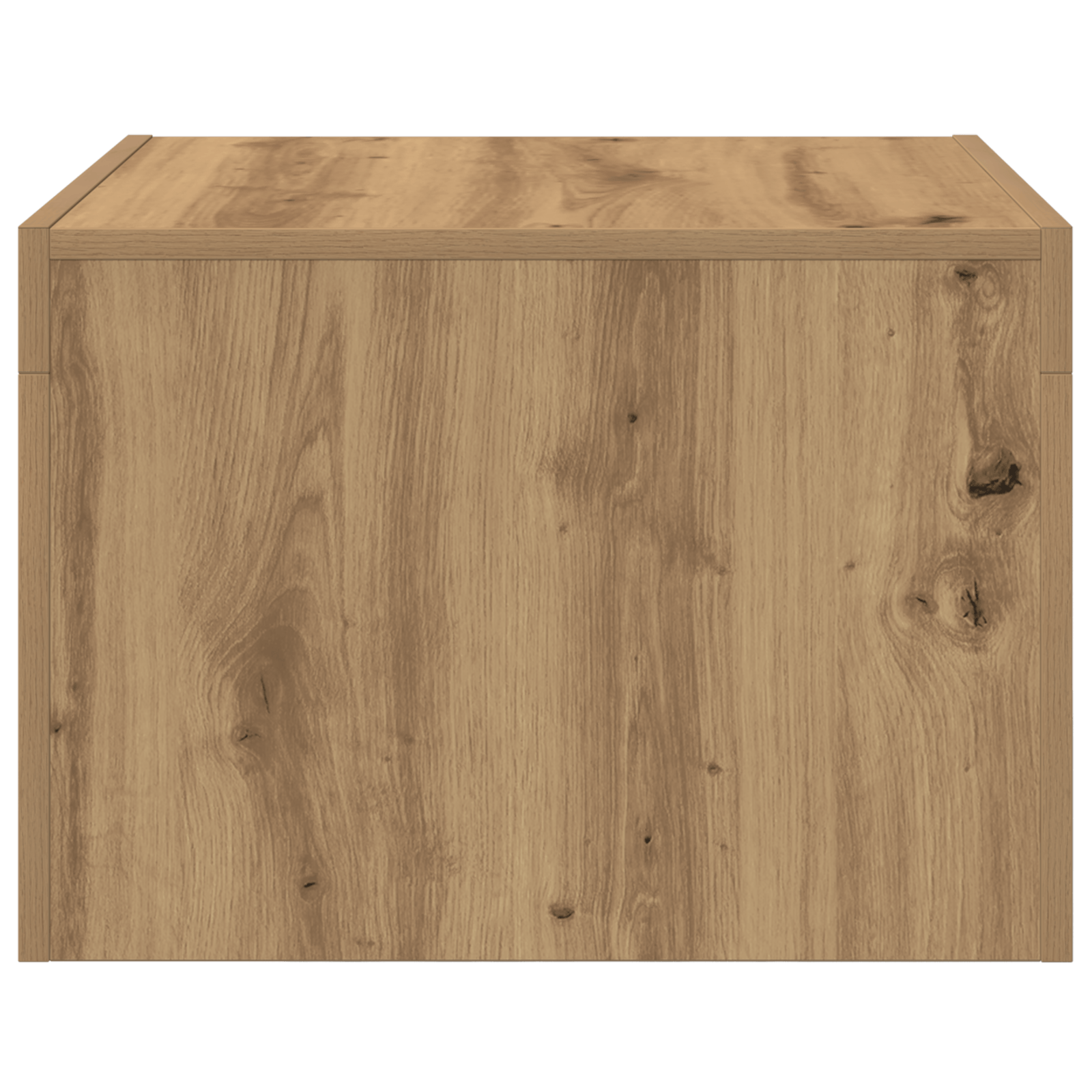 Masa de cafea stejar artizanal 50 x 50 x 35 cm Lemn compozit — imaginea 5