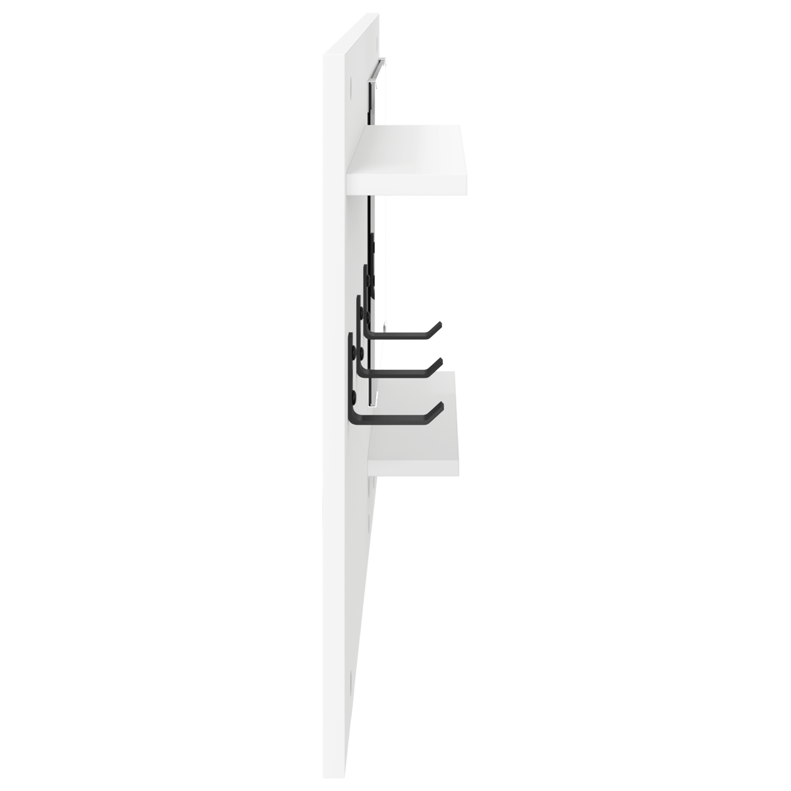 Racator de paltoane montat pe perete Alb 90 x 10 x 50 cm — imaginea 6